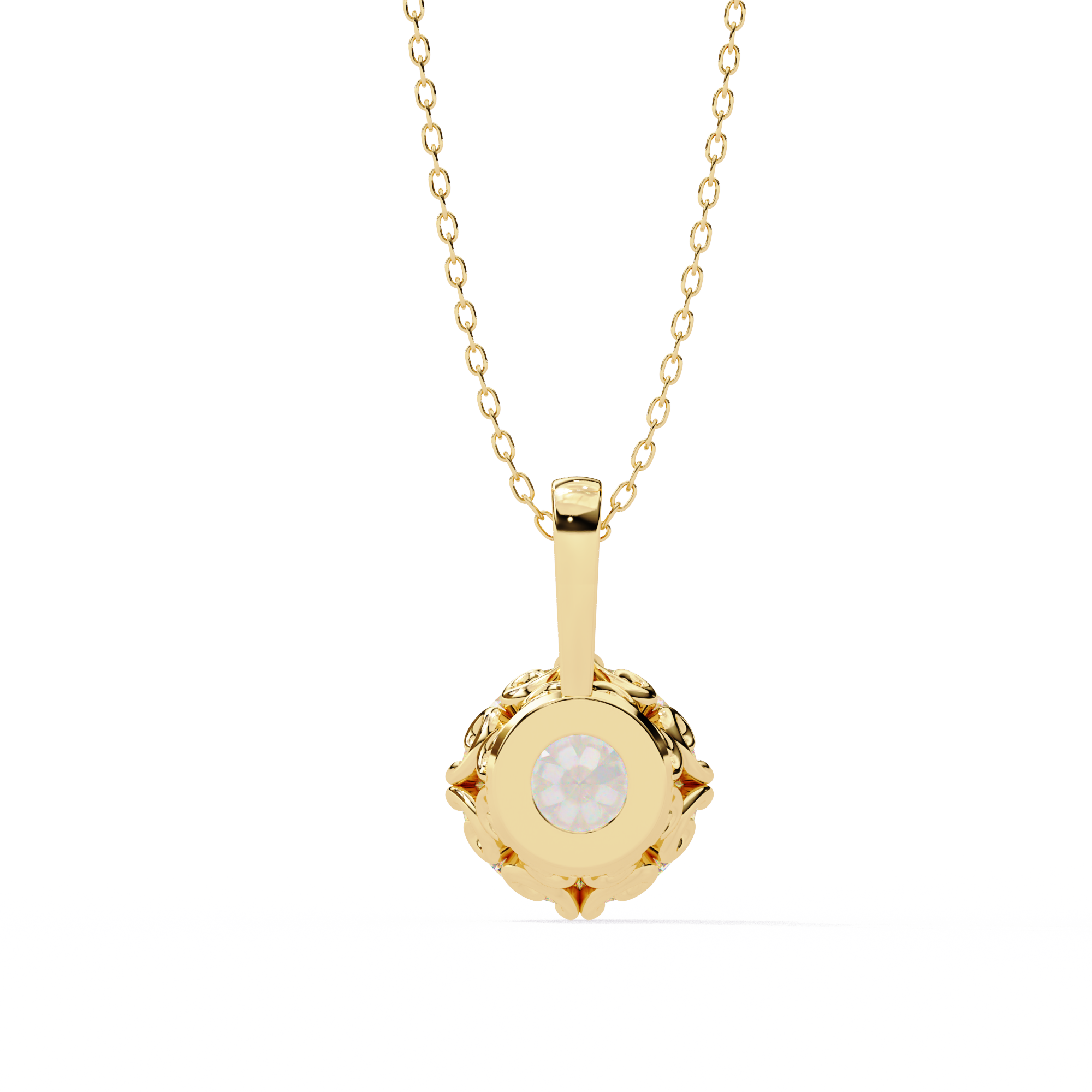 1.84 ct Radiant Glow Pendant 9k