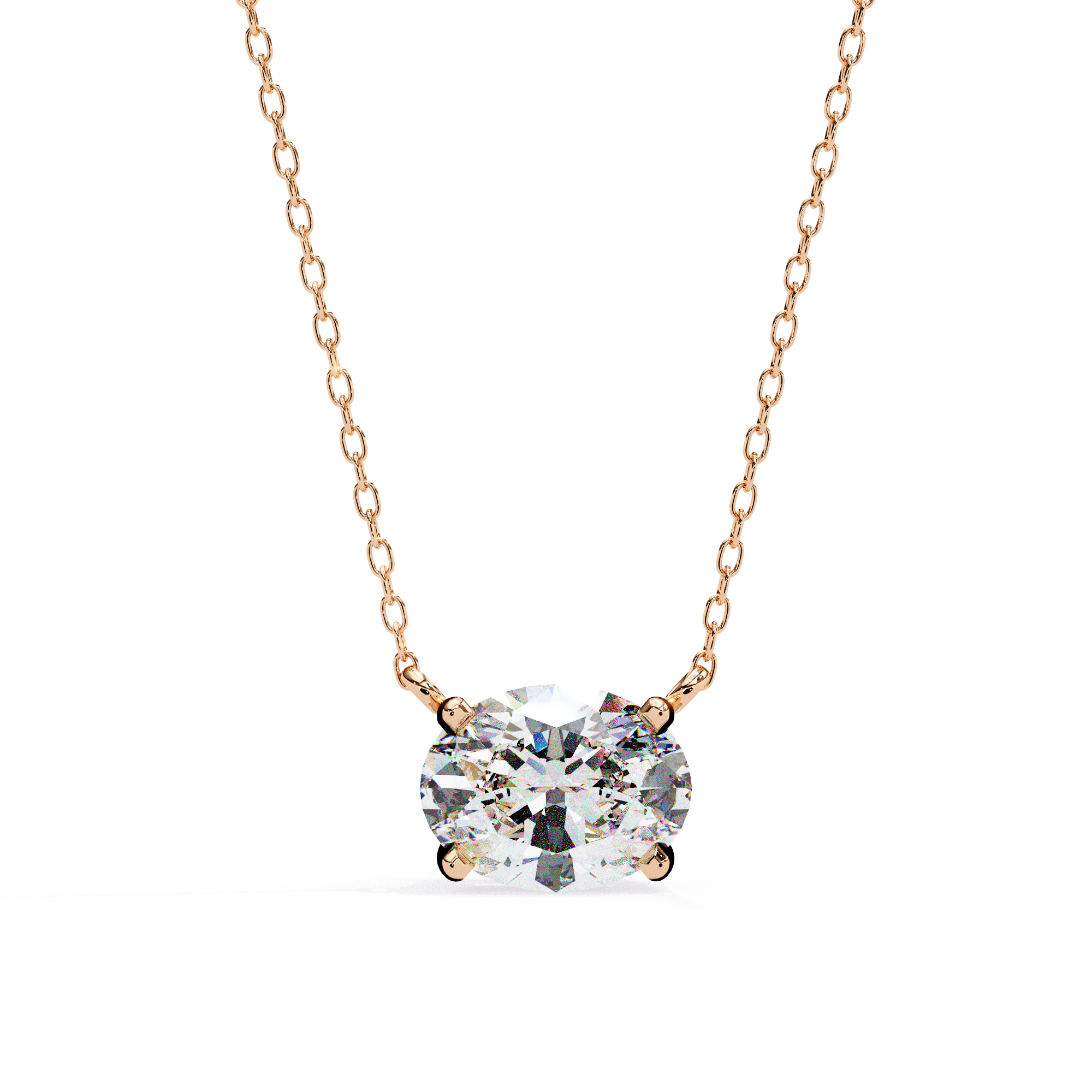 1.66 ct Majestic Oval Pendant