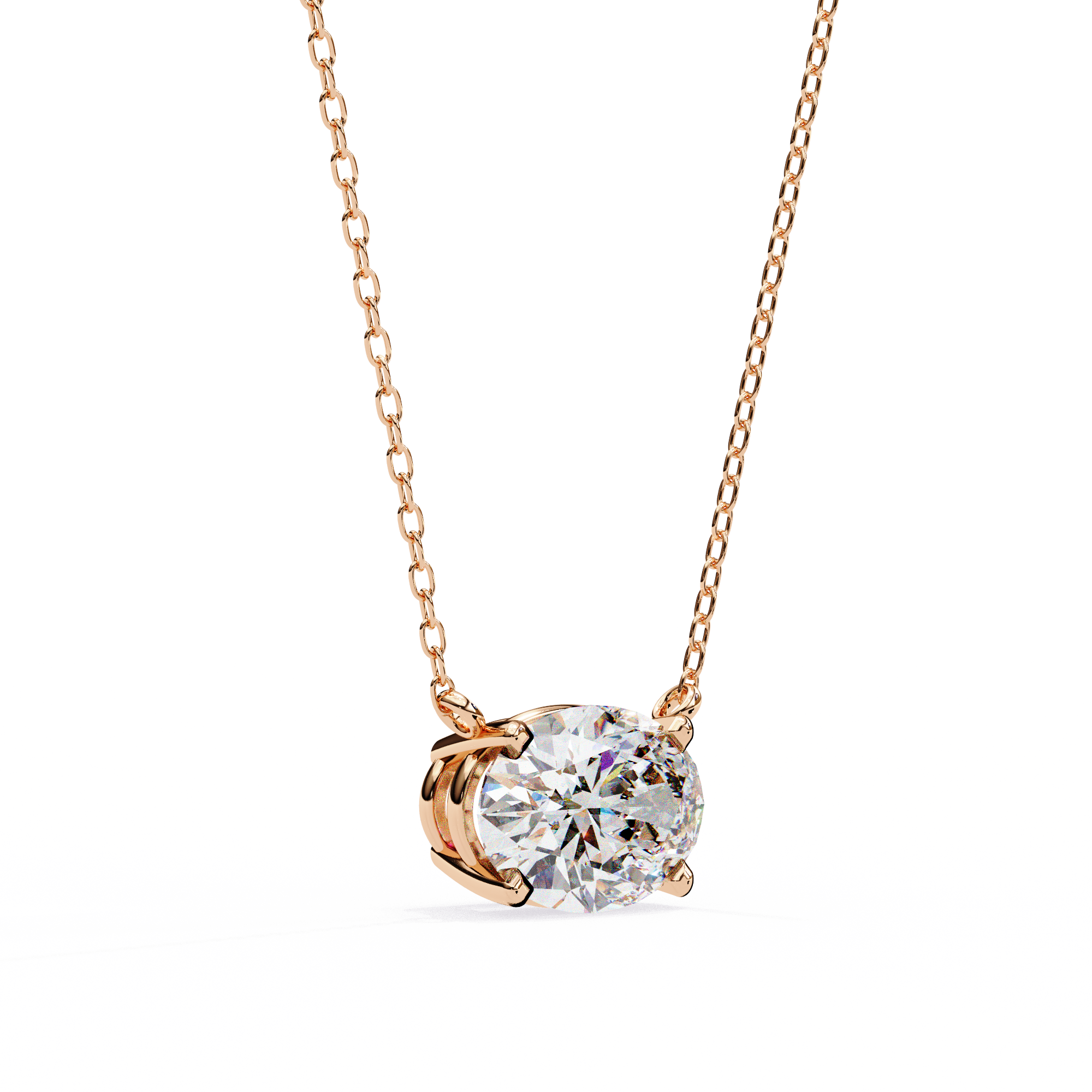 1.66 ct Majestic Oval Pendant