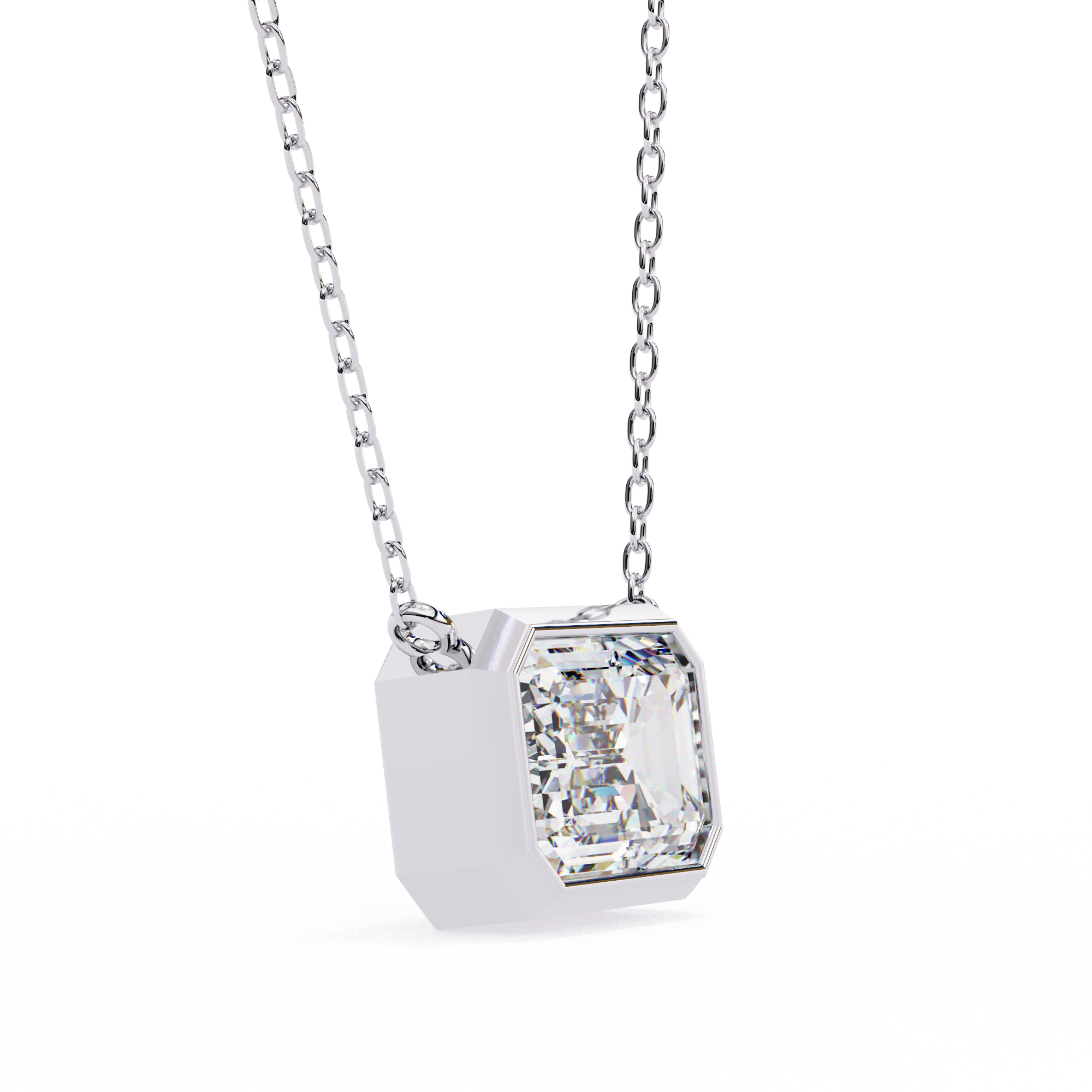 0.78 carat emerald pendant