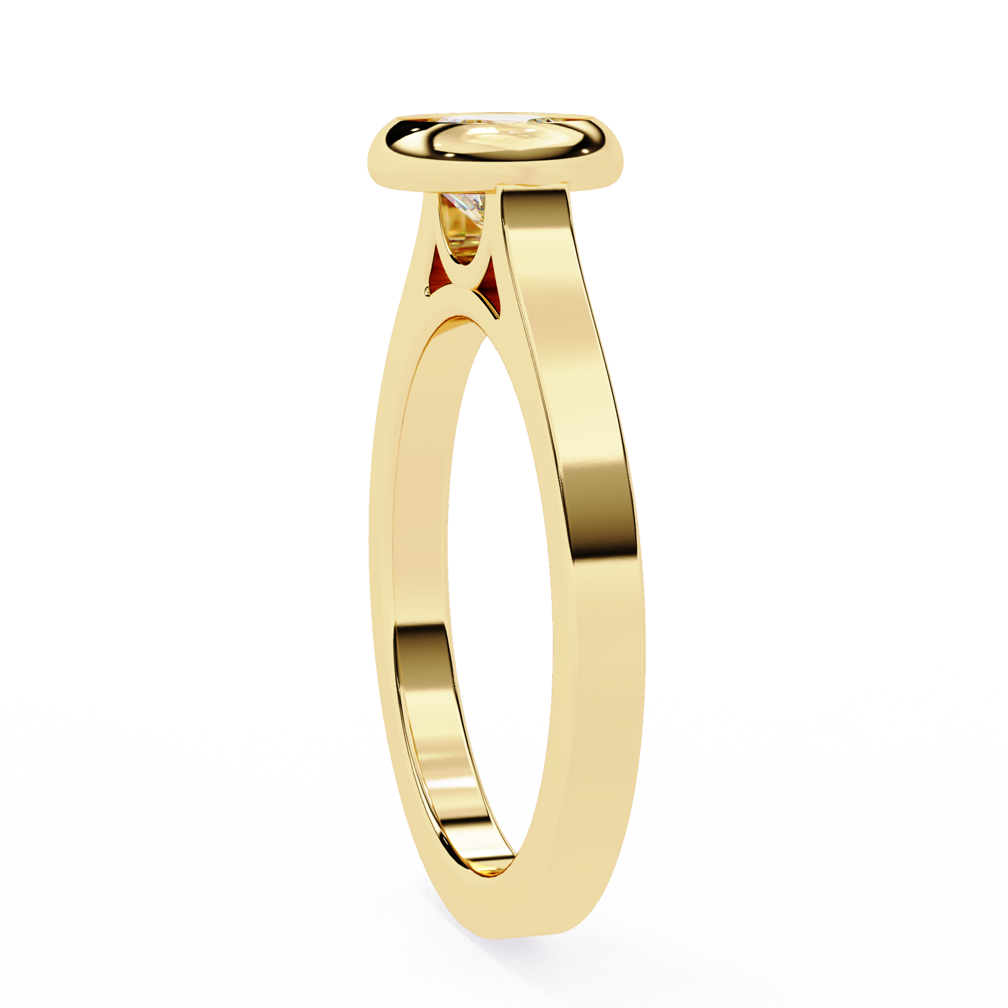 3.54 carat round rings 9k