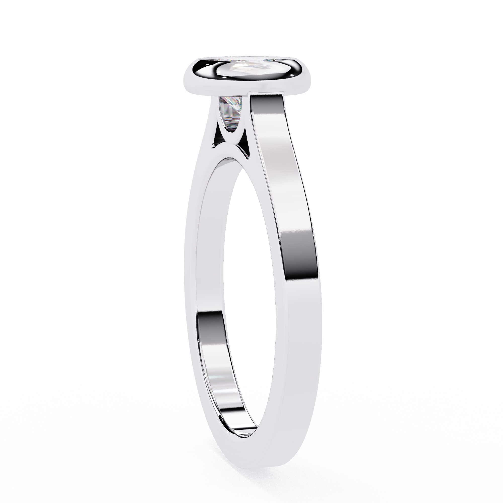 3.54 carat round rings 9k