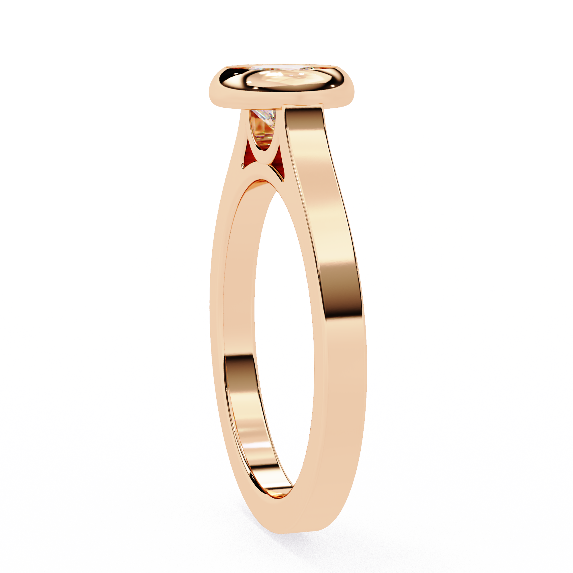 3.54 carat round rings 9k