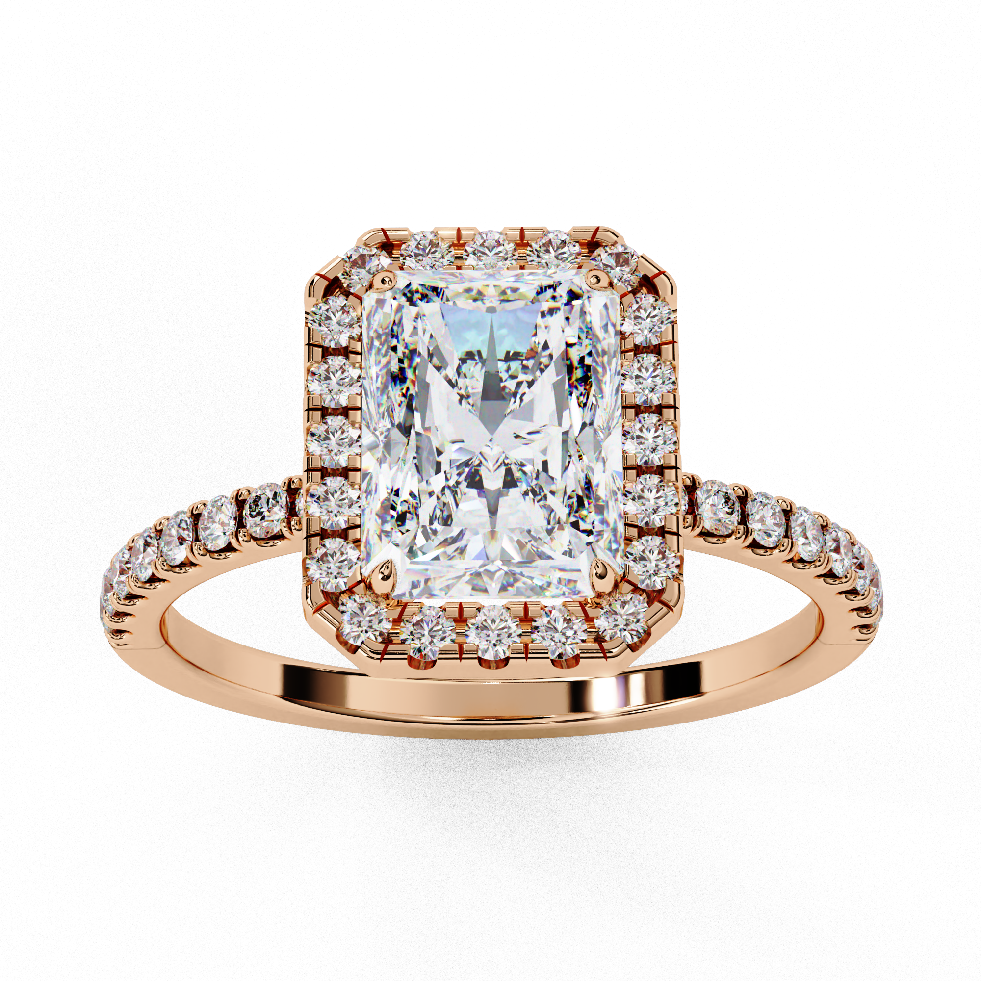 2.14 CT Celestine Glimmer Ring 9k