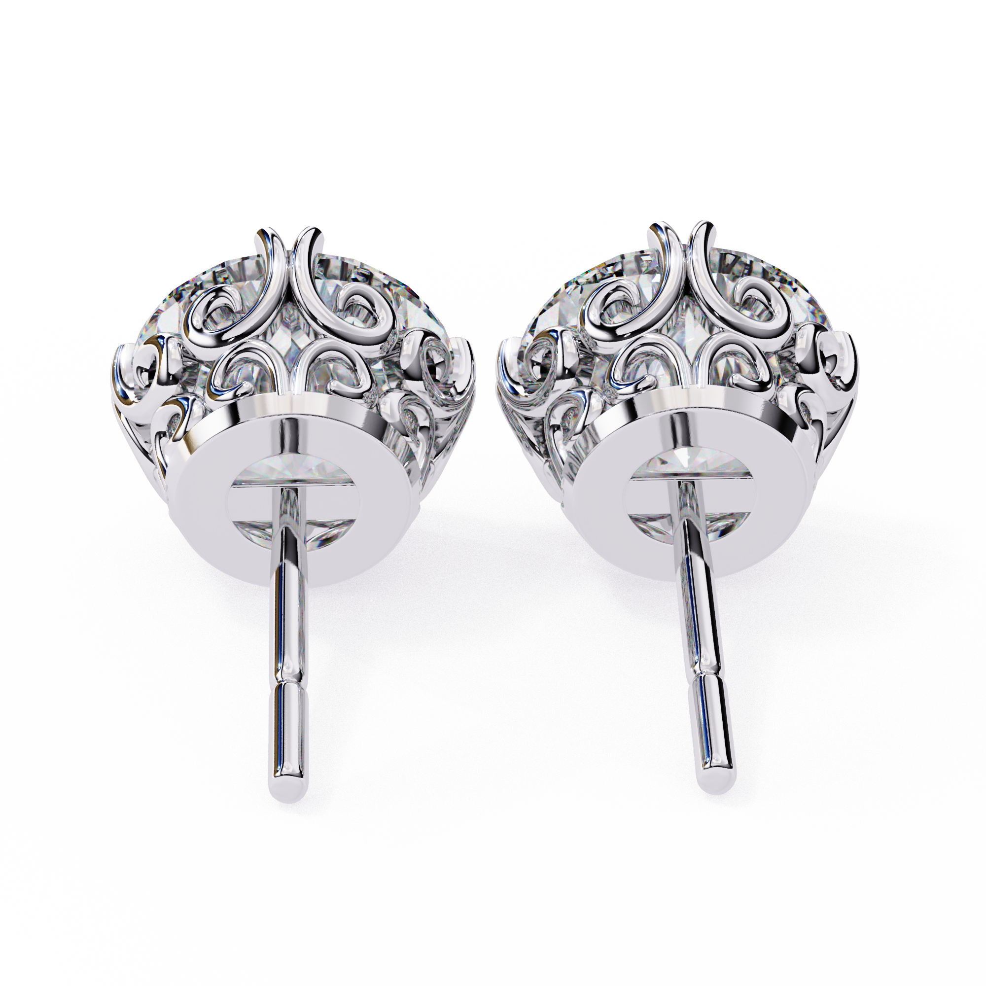 2.57 ct Opulent Spark Earrings 9k