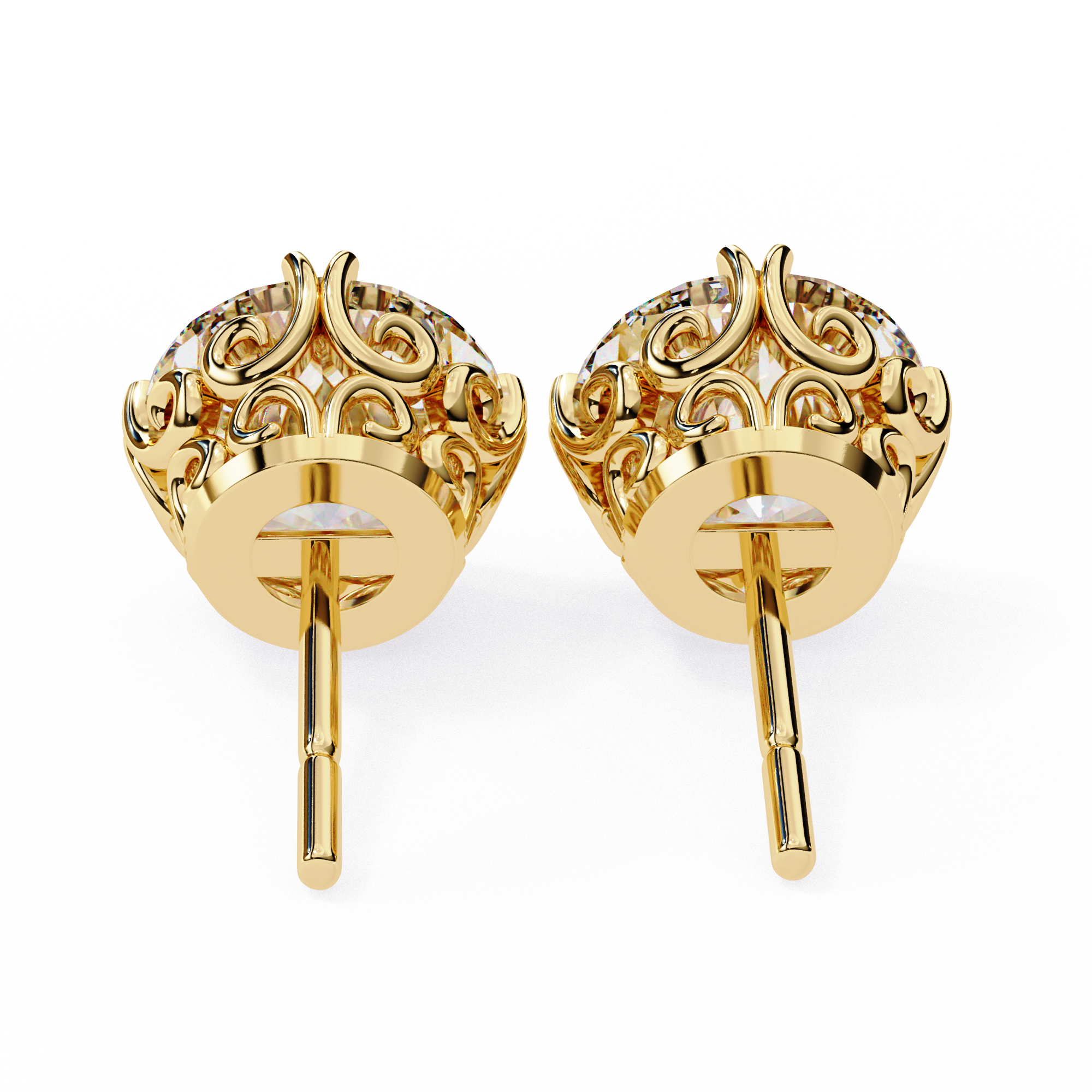 2.57 ct Opulent Spark Earrings 9k