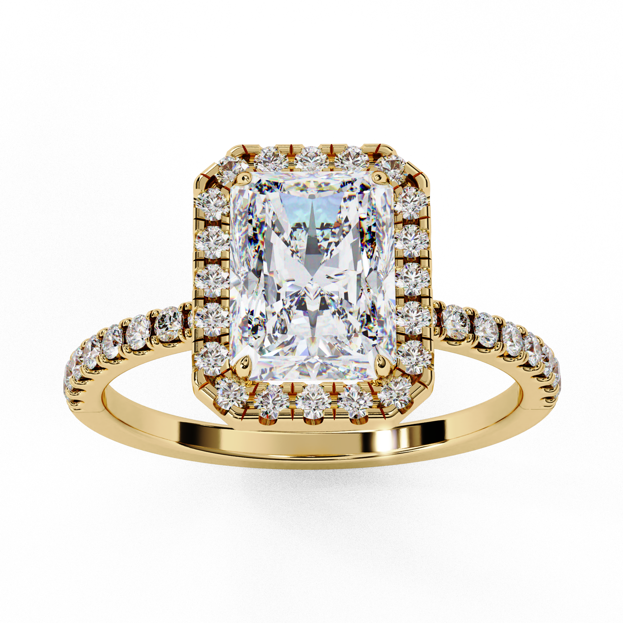 2.14 CT Celestine Glimmer Ring 9k