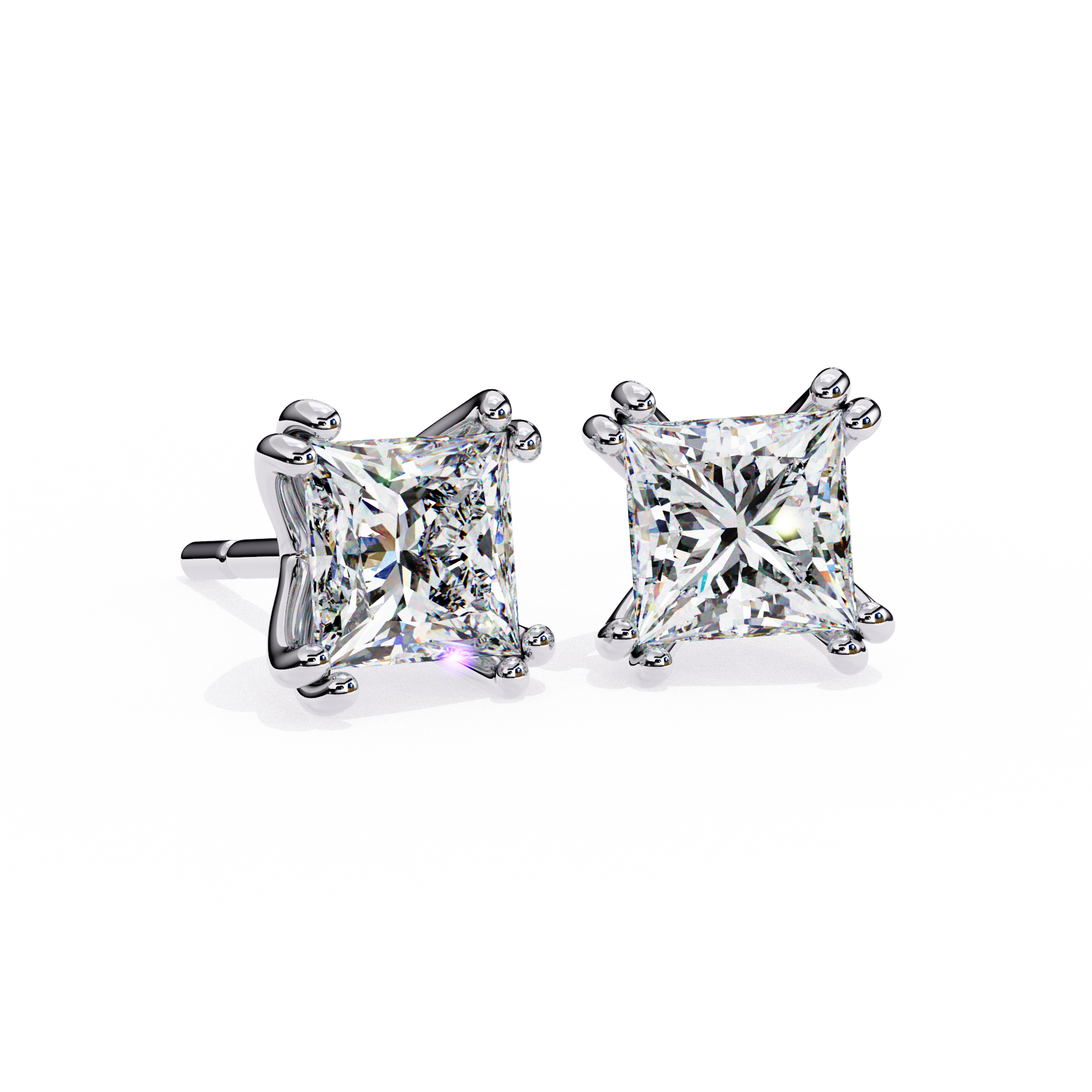 3.04 ct Starlit Elegance Earrings 9k