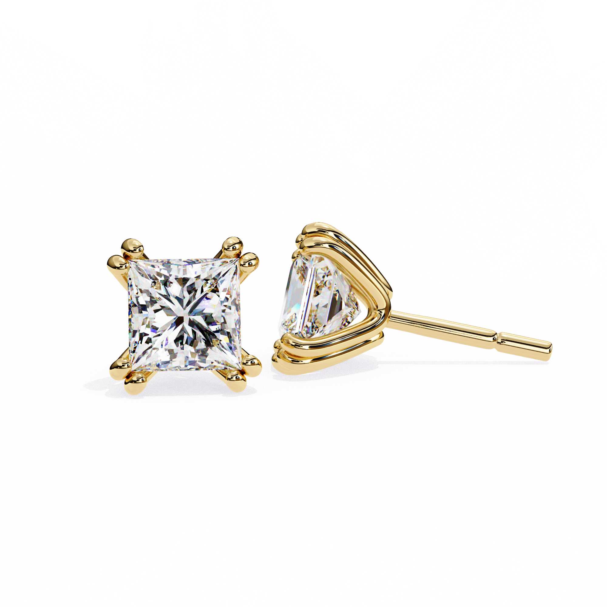3.04 ct Starlit Elegance Earrings 9k