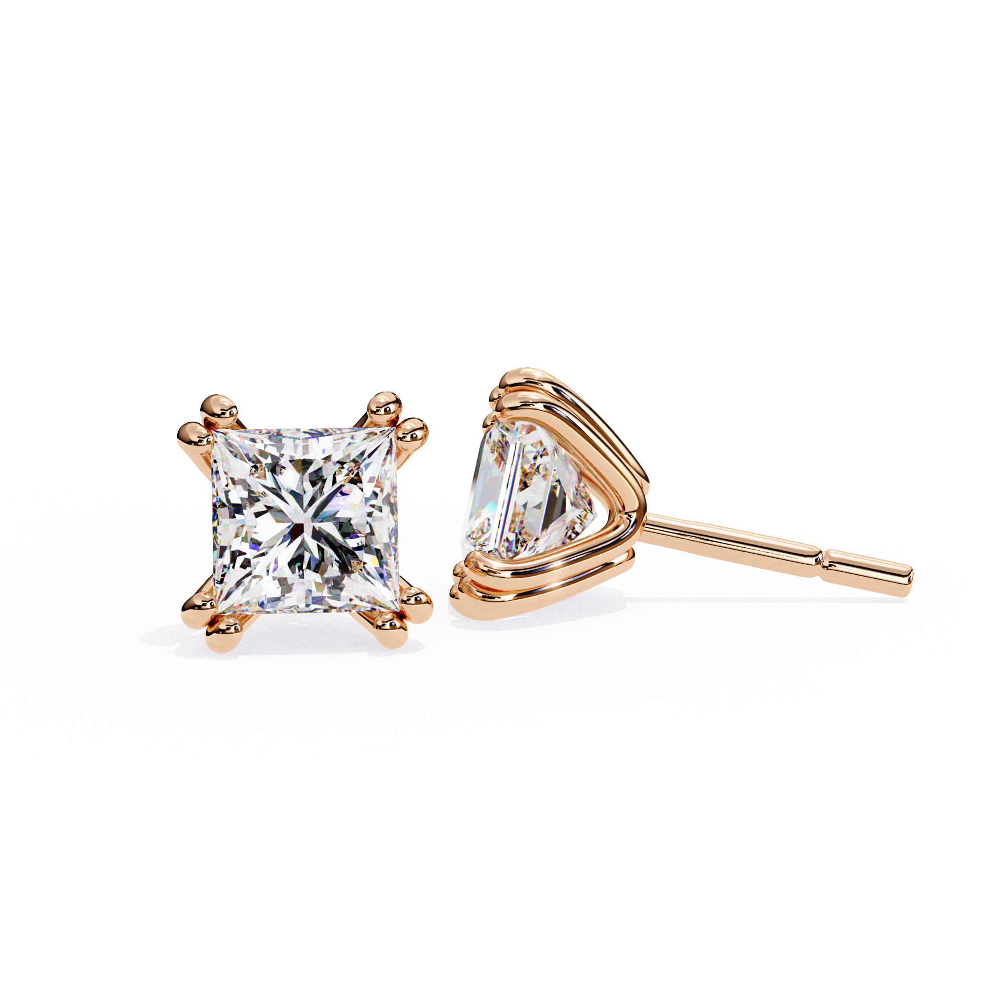 3.04 ct Starlit Elegance Earrings 9k