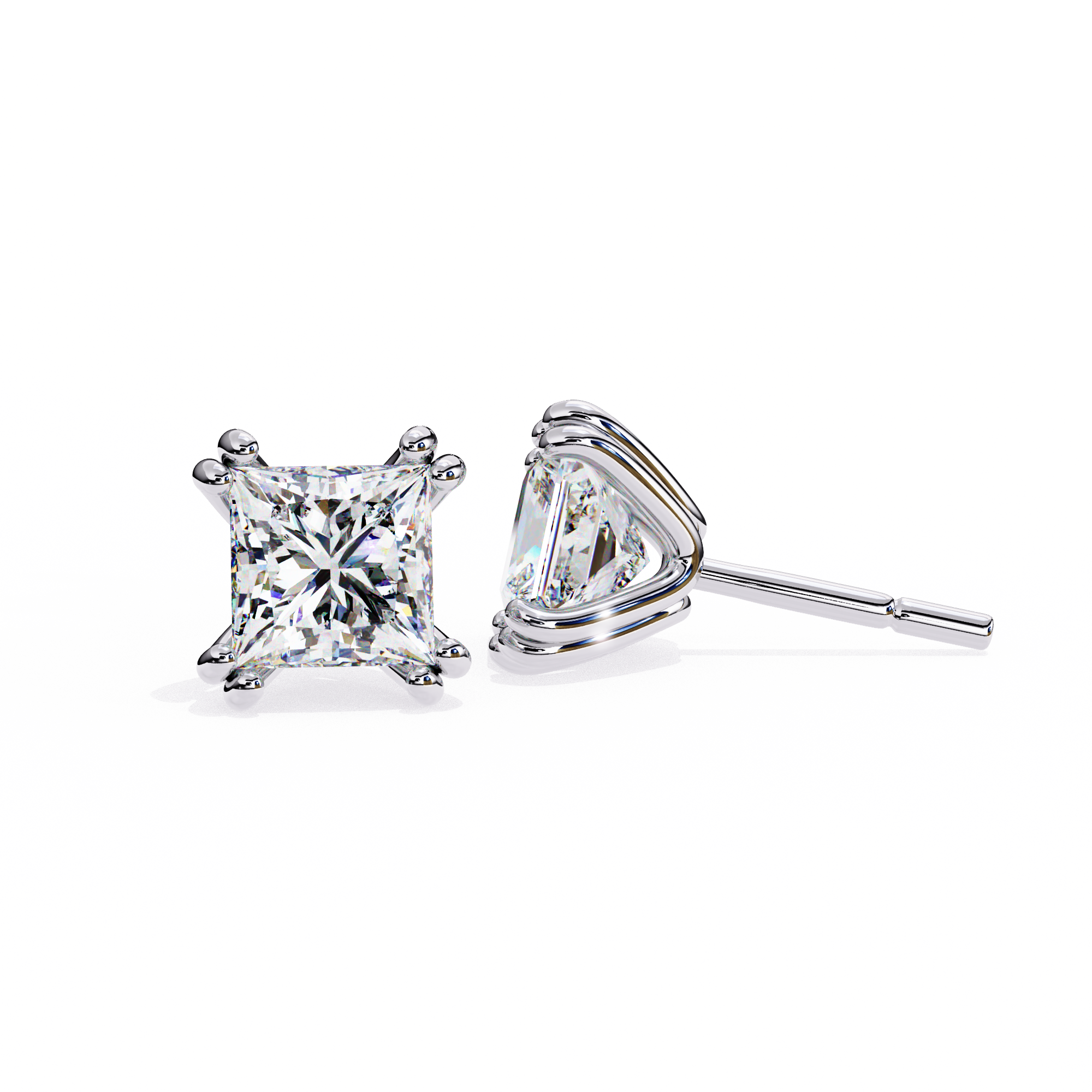 3.04 ct Starlit Elegance Earrings 9k