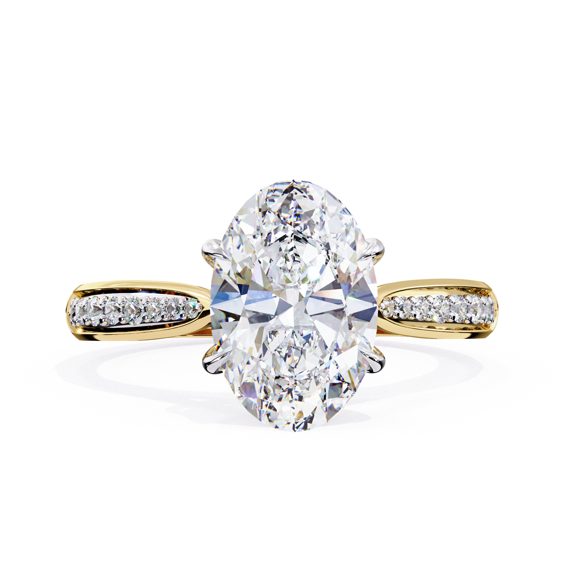 2.05 ct Grand Oval Ring 9k