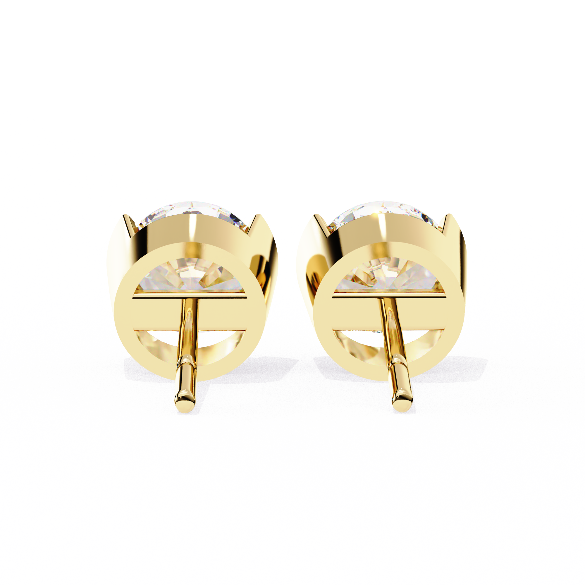 2.57 ct Radiant Sphere Earrings 9k