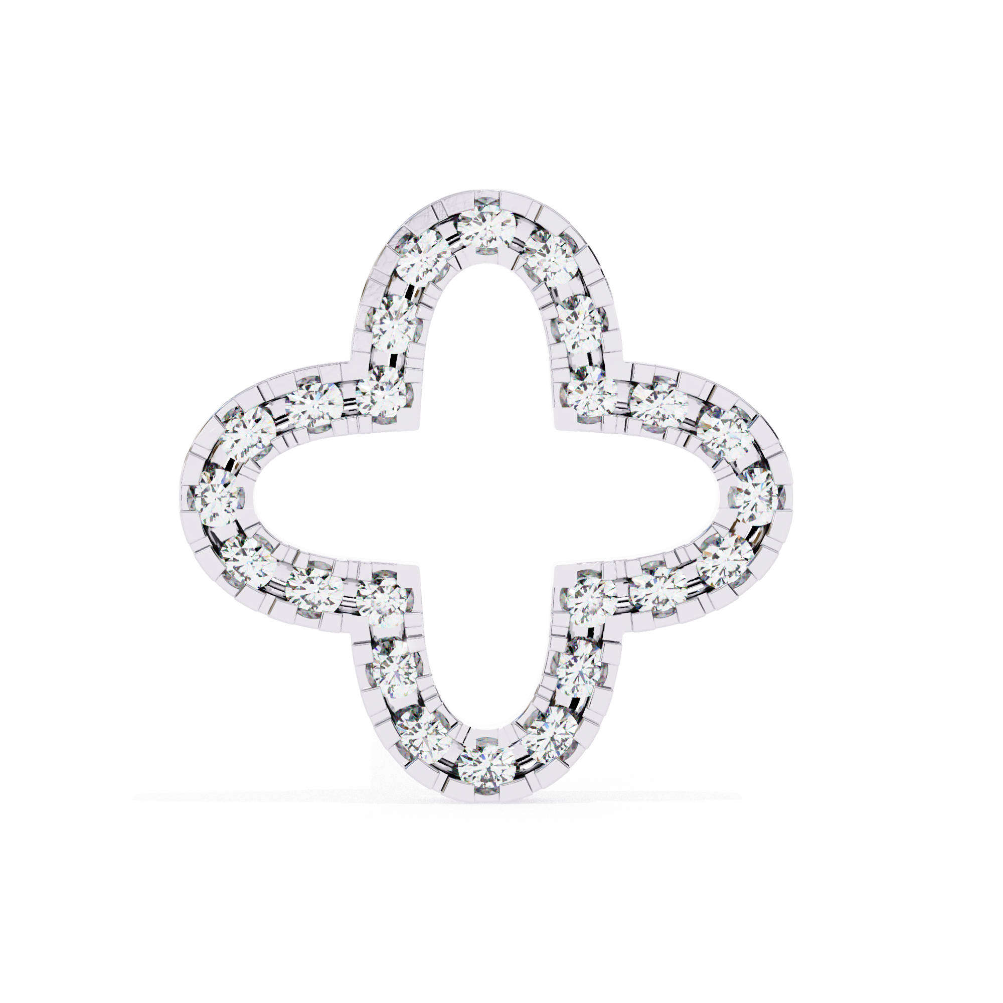 0.24 ct Halo Lustre Earrings 9k