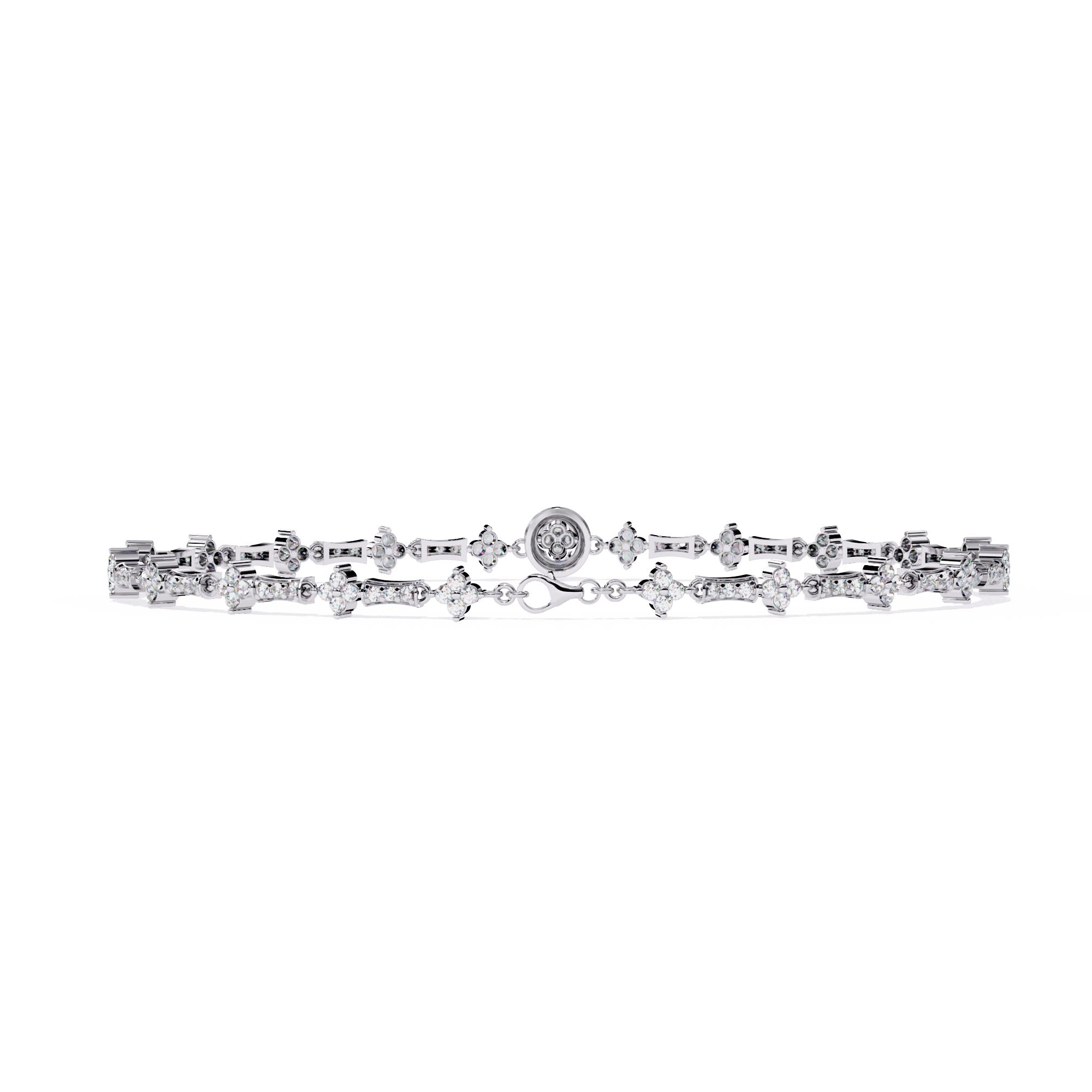 0.82 CT CELESTE BLOOM BRACELET 18K