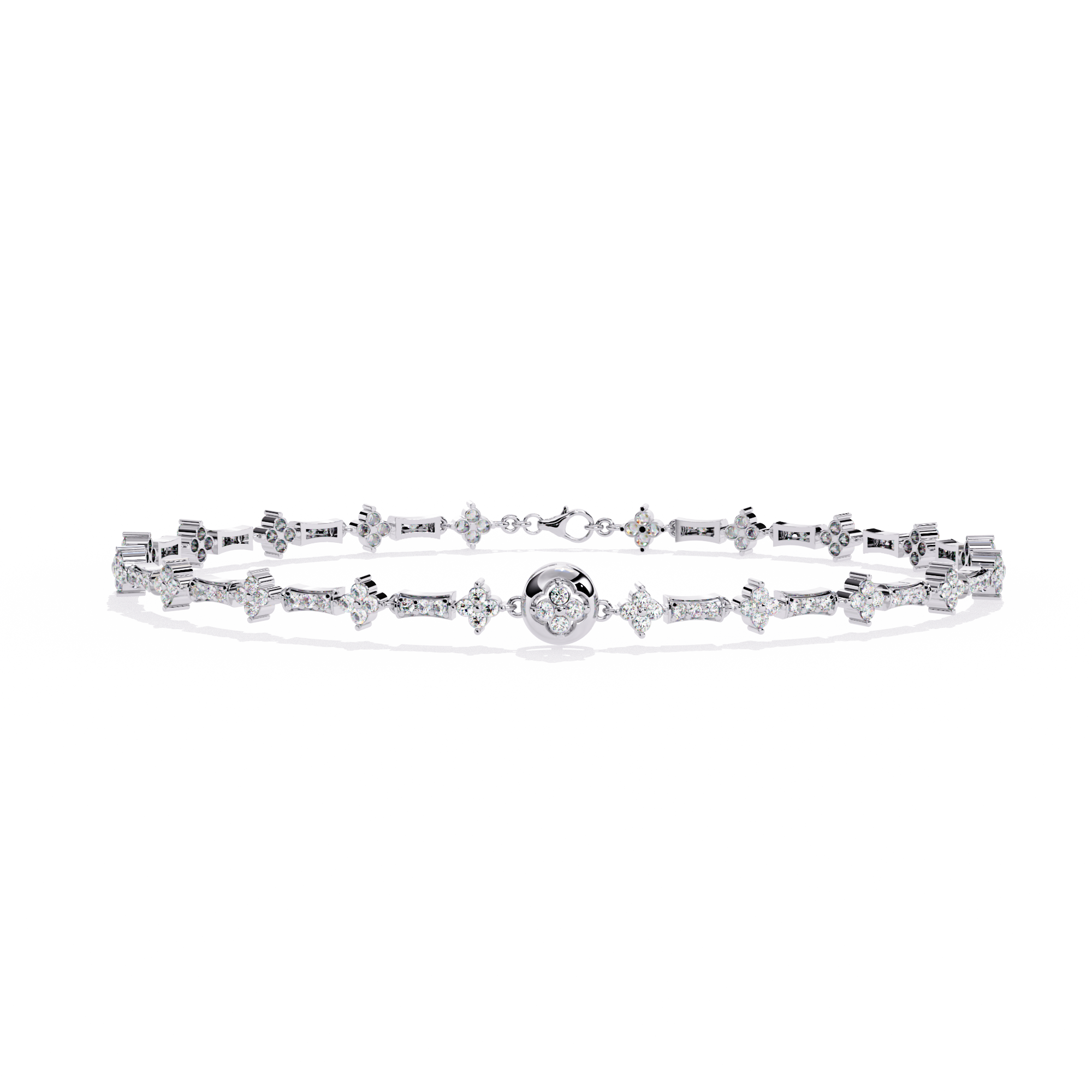 0.82 CT CELESTE BLOOM BRACELET 9k