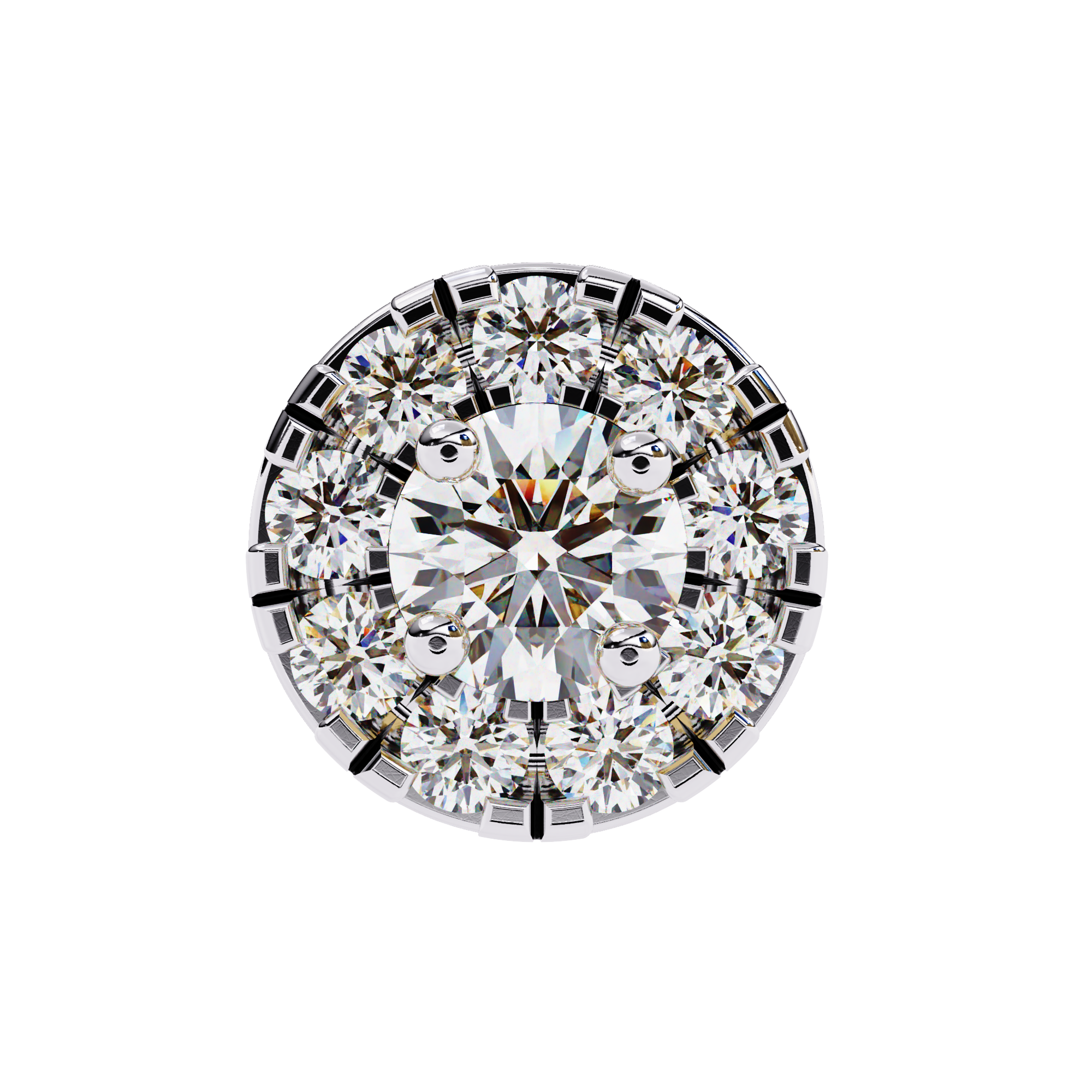 0.26 ct Aurora Spark Earrings 9k