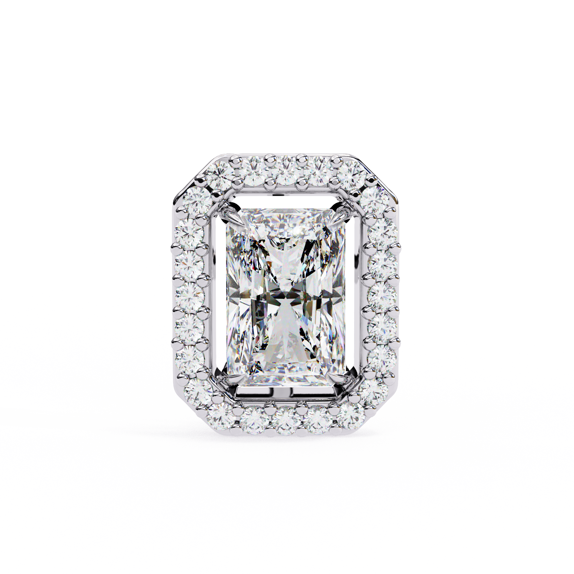 0.96 ct Radiant Solaris Earrings 9k