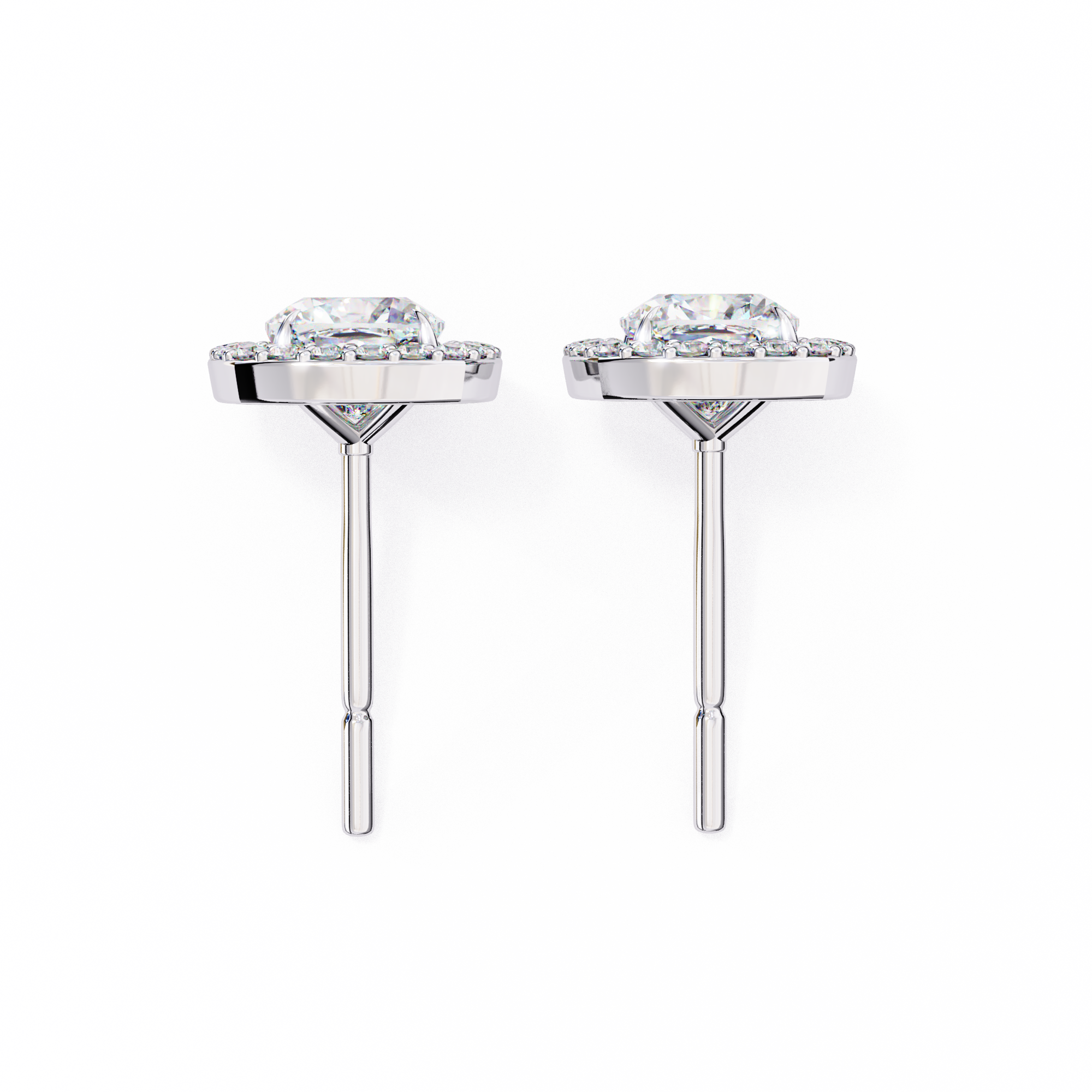 0.96 ct Celeste Radiance Earrings 9k