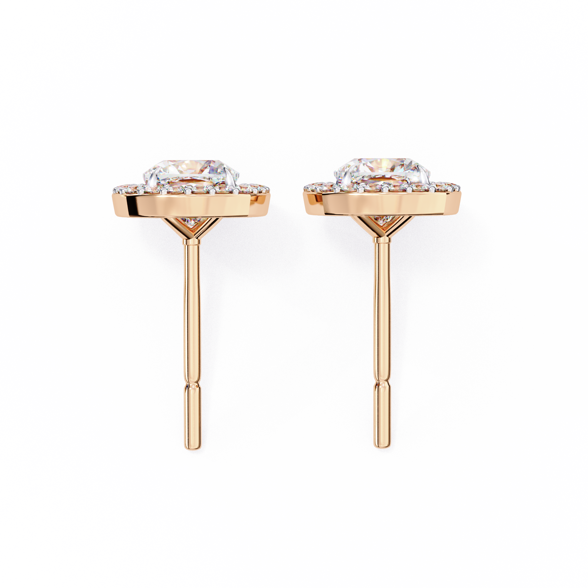 0.96 ct Celeste Radiance Earrings 9k