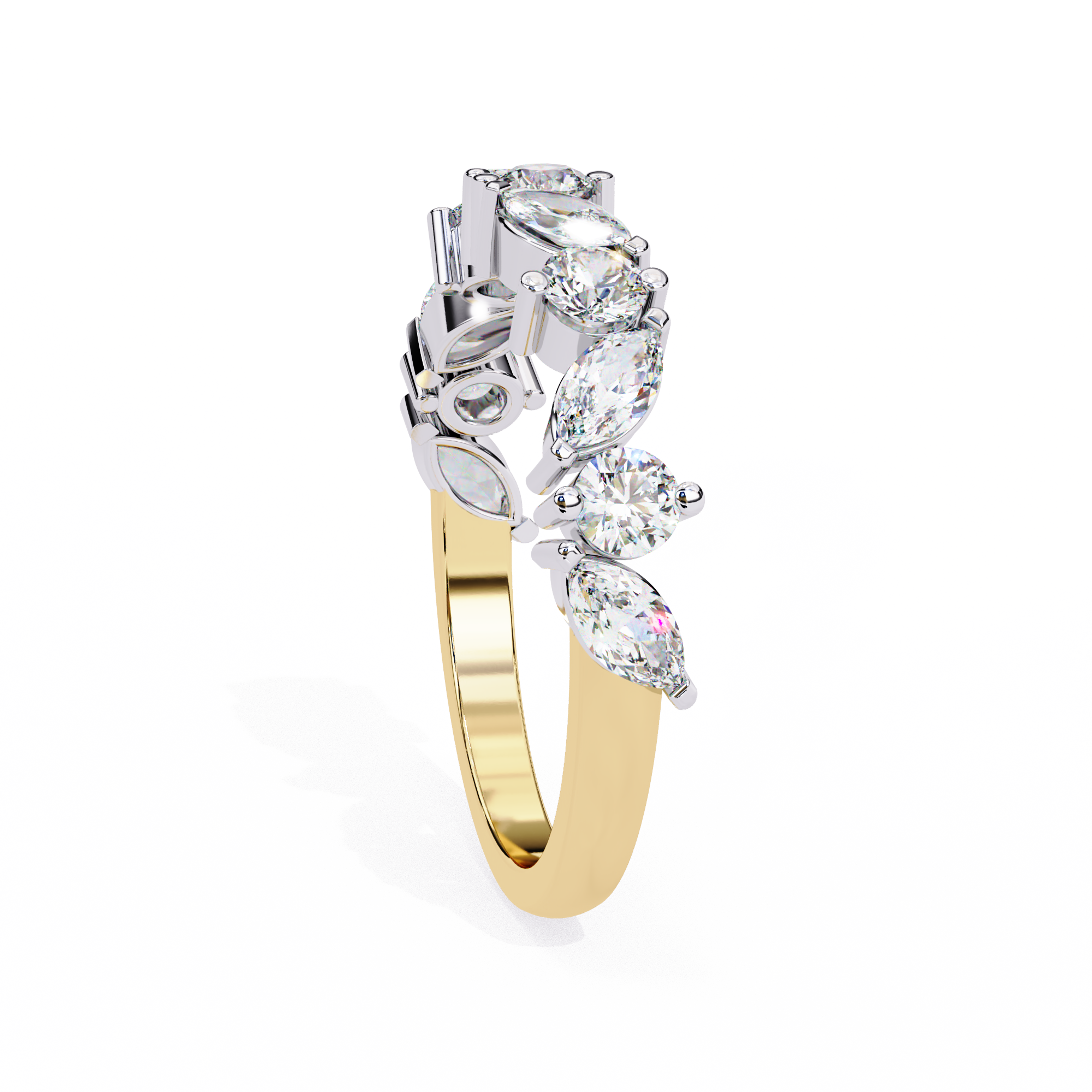 0.90 ct Golden Mirage Band 9k