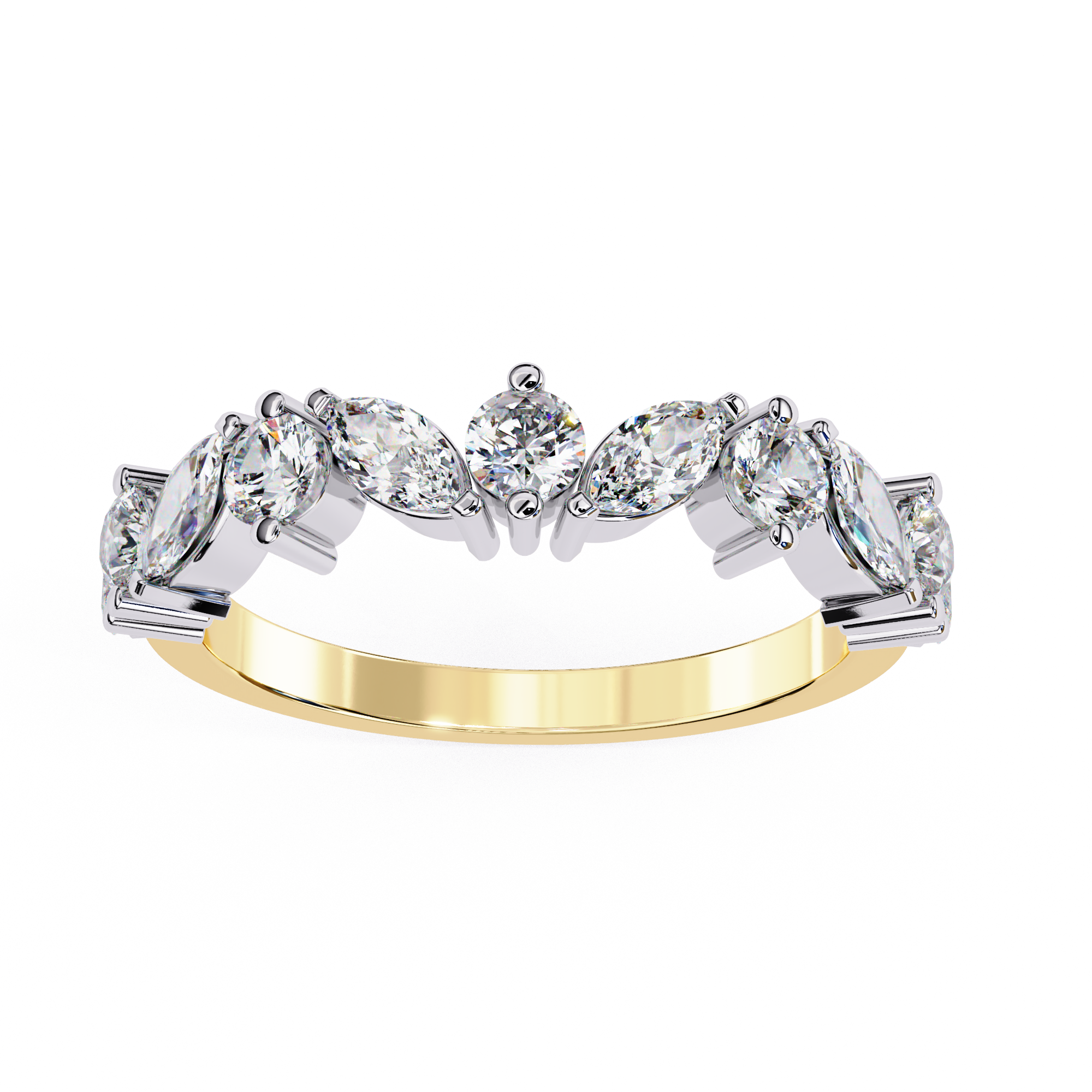 0.90 ct Golden Mirage Band 9k