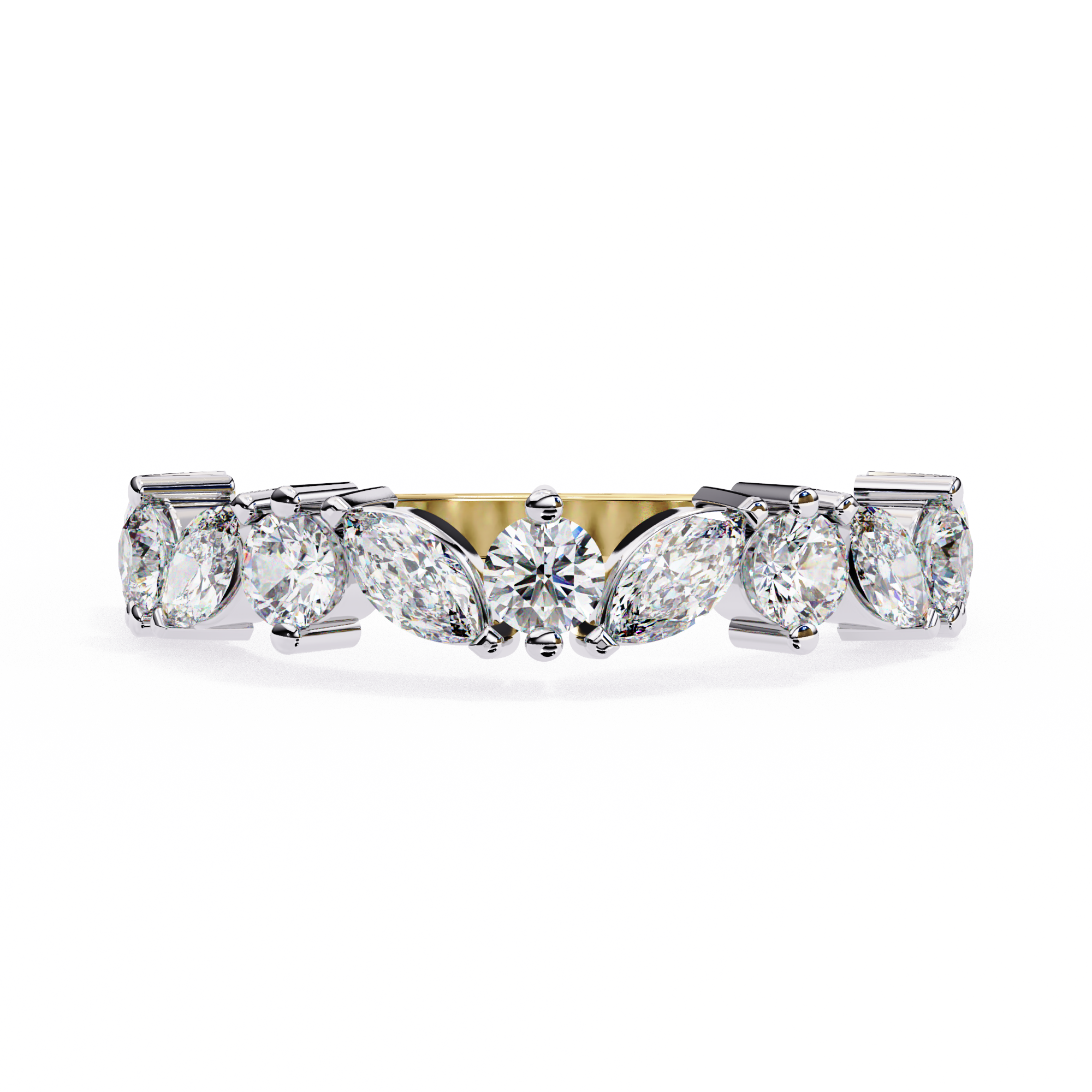 0.90 ct Golden Mirage Band 9k