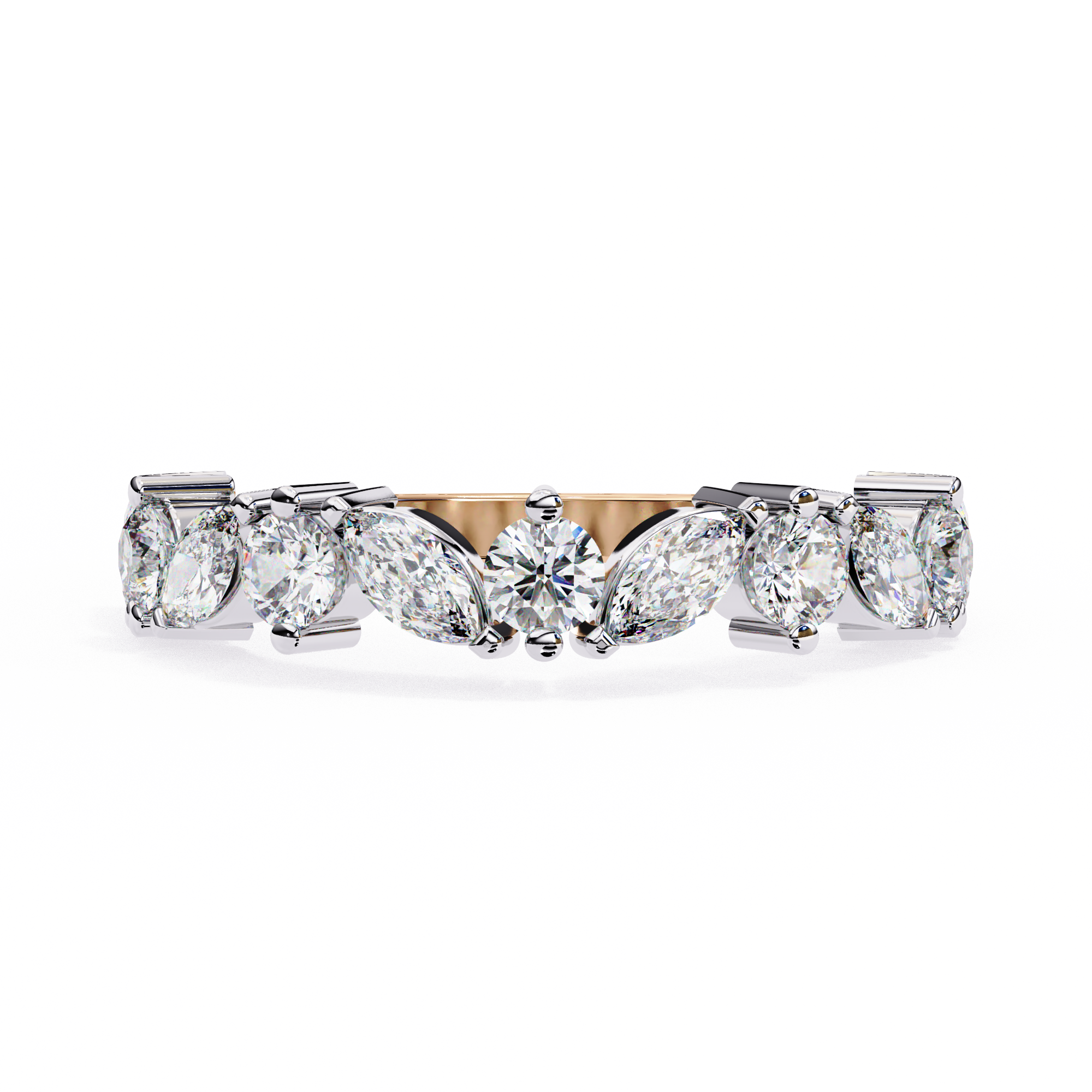 0.90 ct Golden Mirage Band 9k