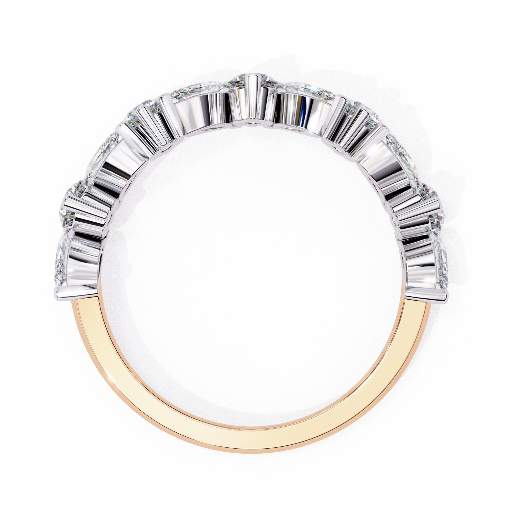 0.90 ct Golden Mirage Band 9k
