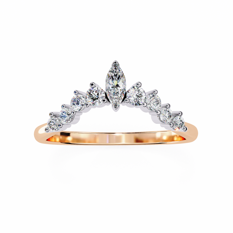 0.39 ct Lustrous Mirage Band