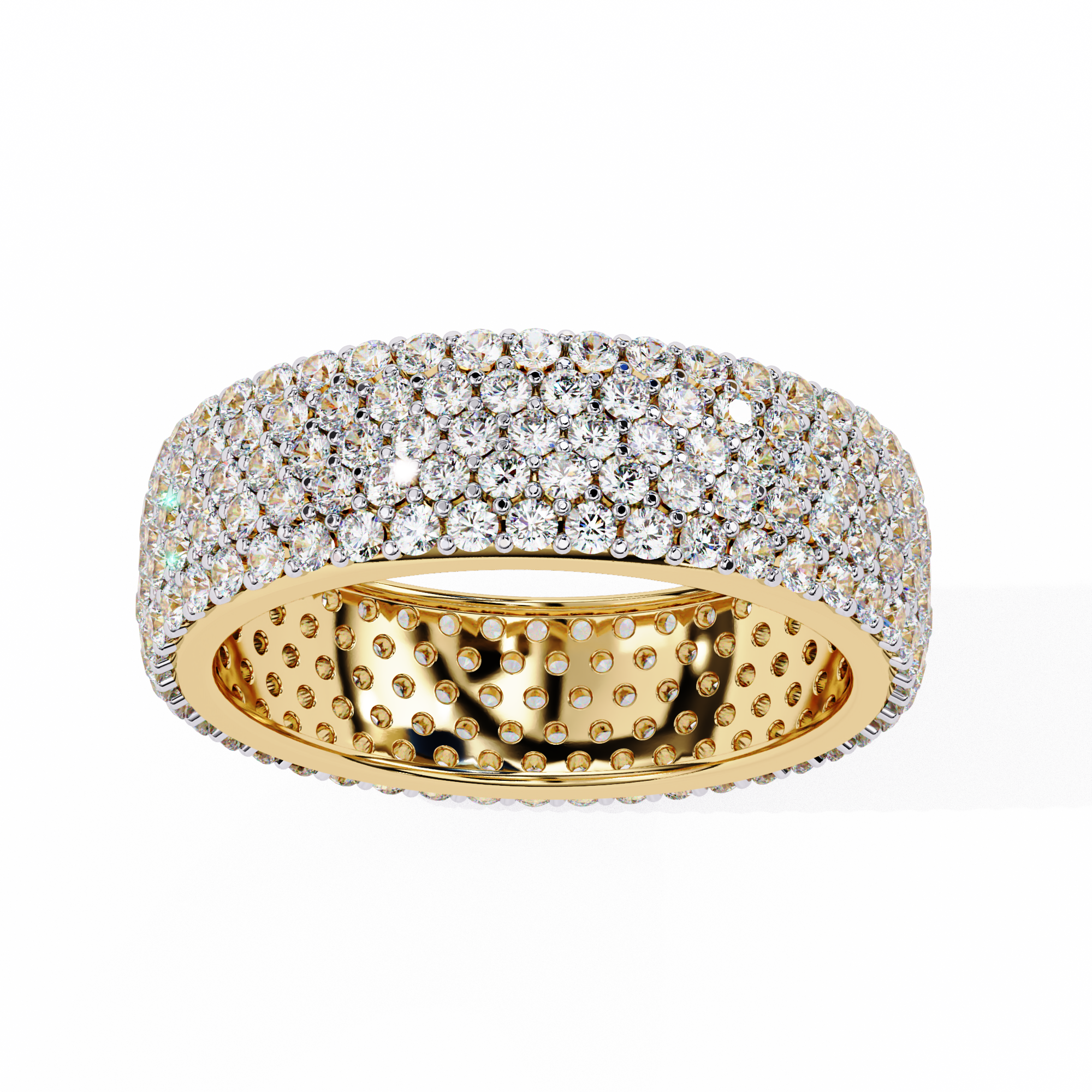 1.81 ct Eternal Round Band 9k