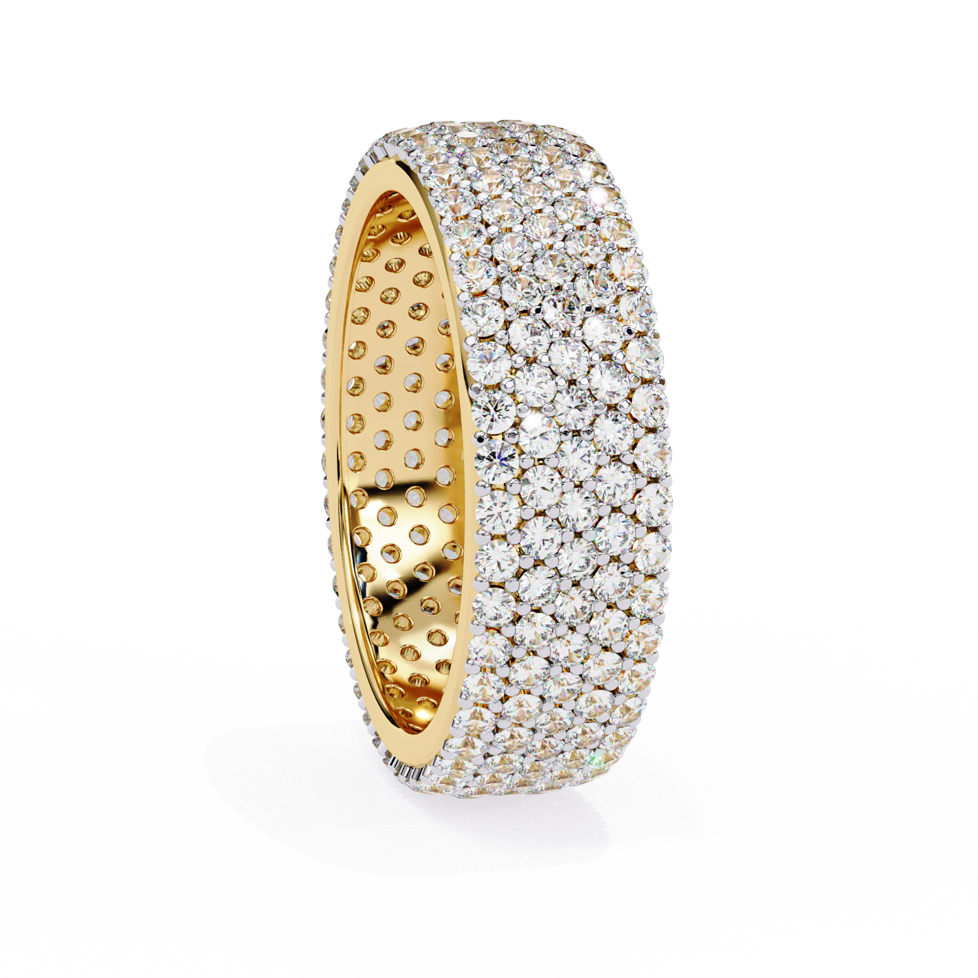 1.81 ct Eternal Round Band 9k