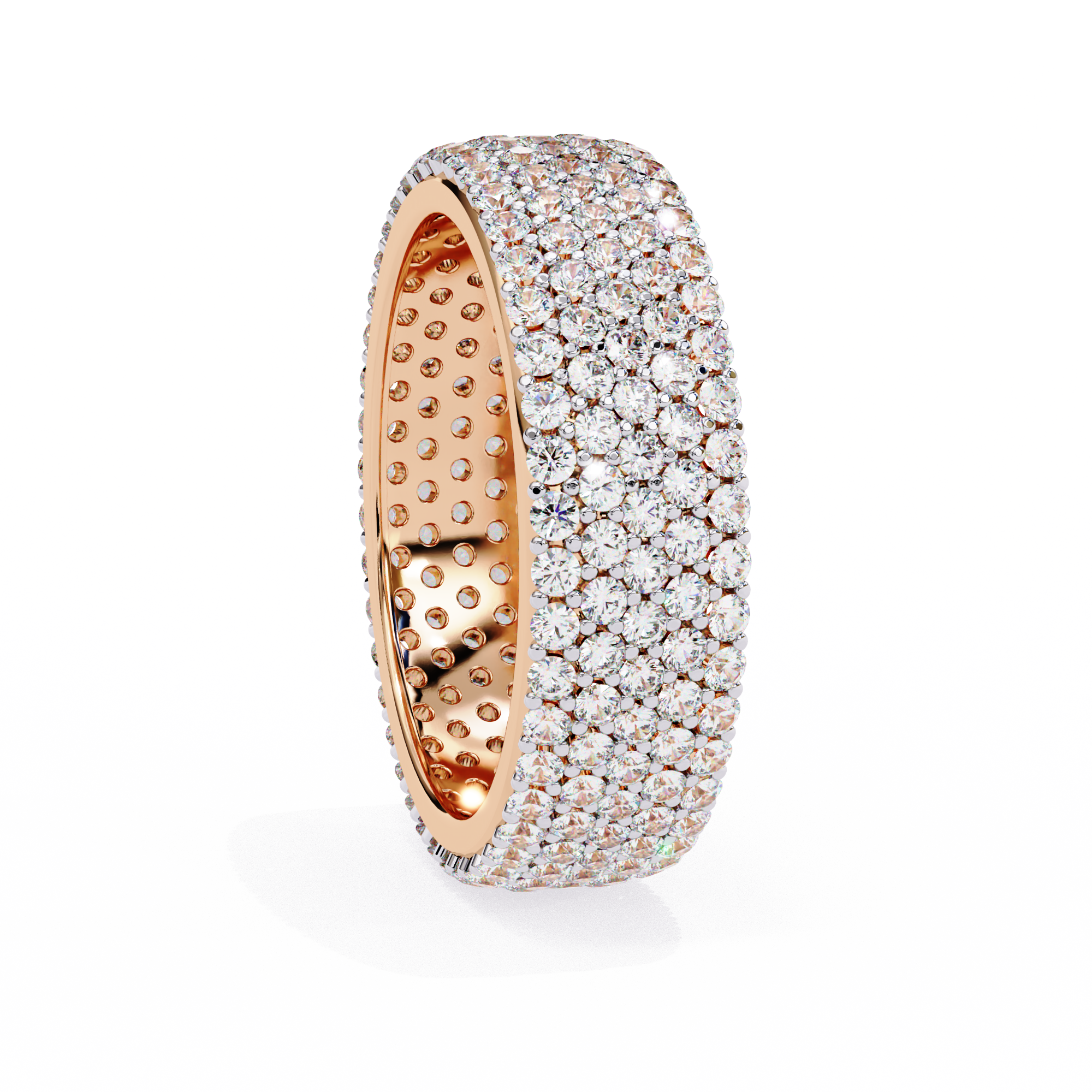 1.81 ct Eternal Round Band 9k