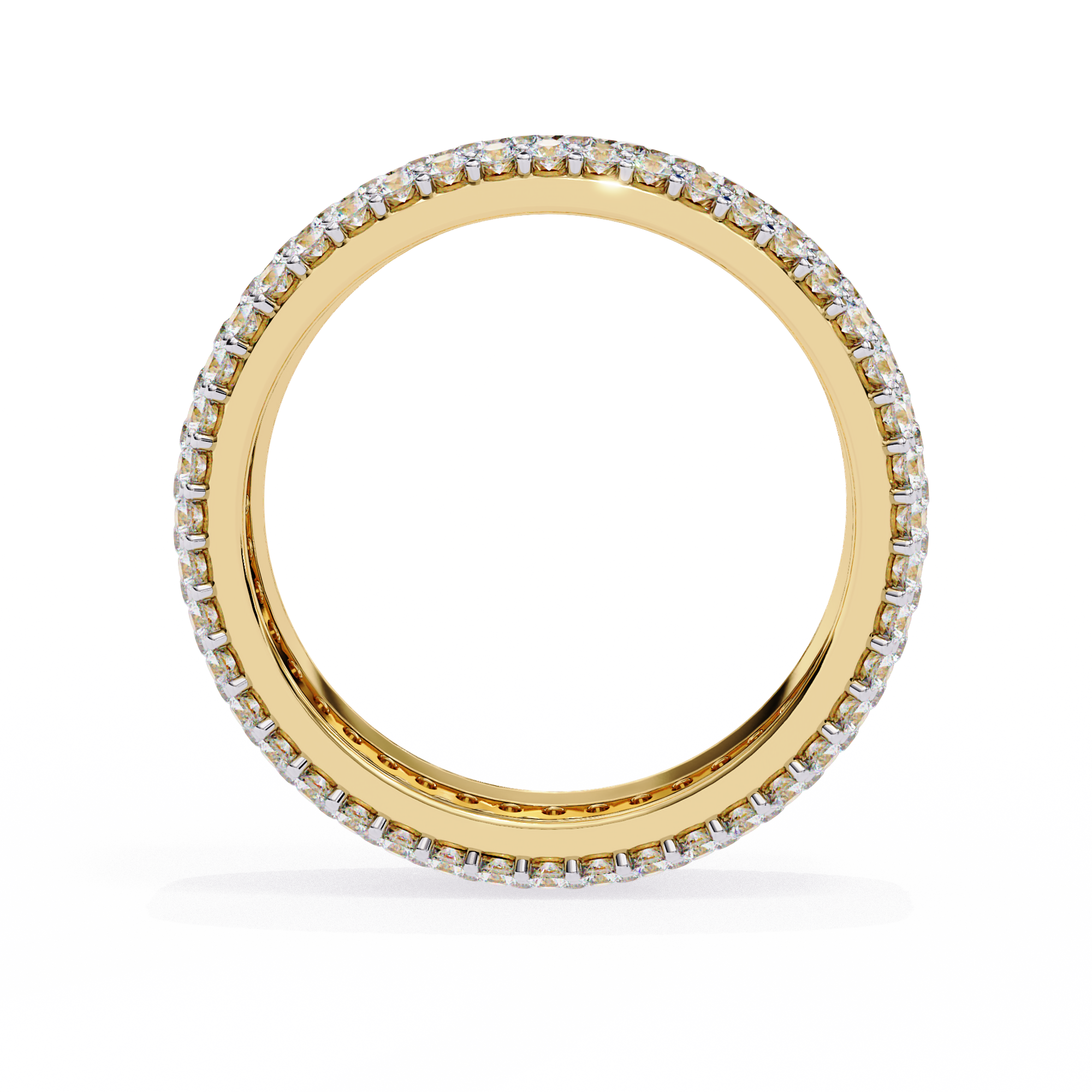 1.81 ct Eternal Round Band 9k