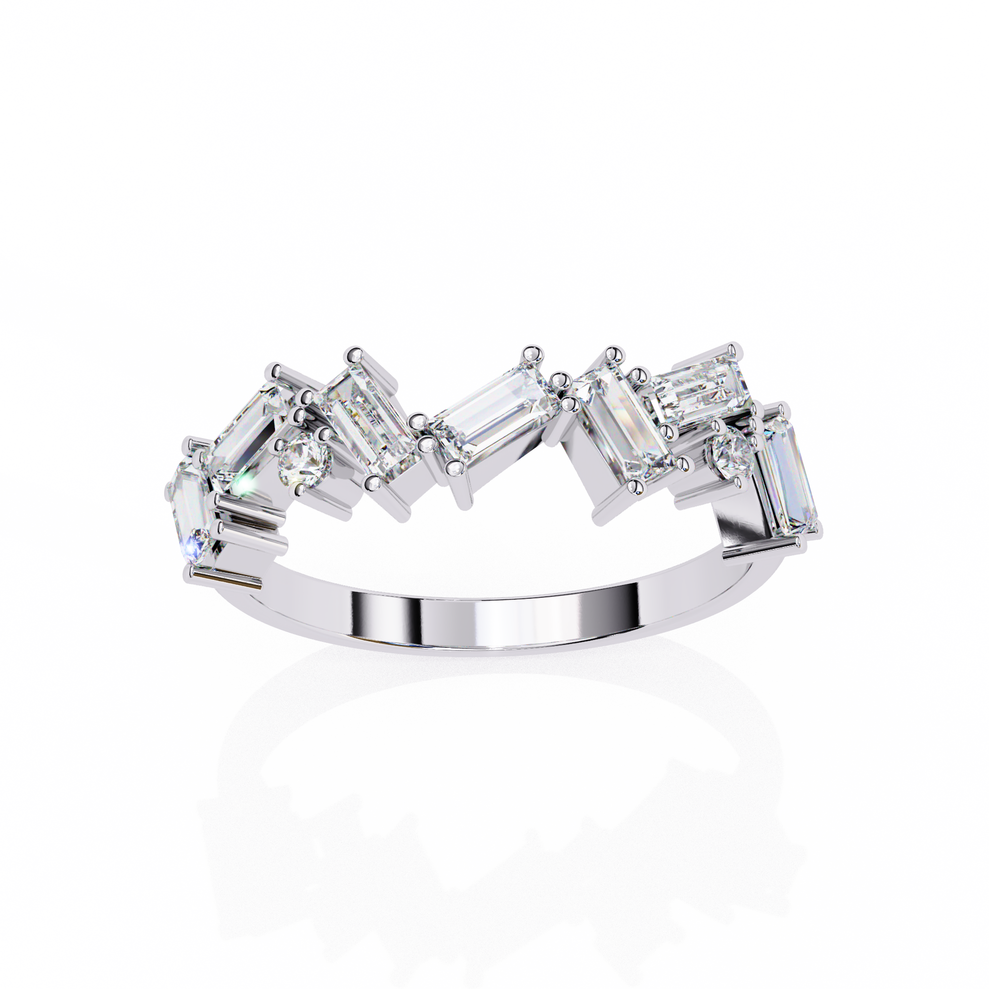 0.68 CT Celestial Gleam Band 9k