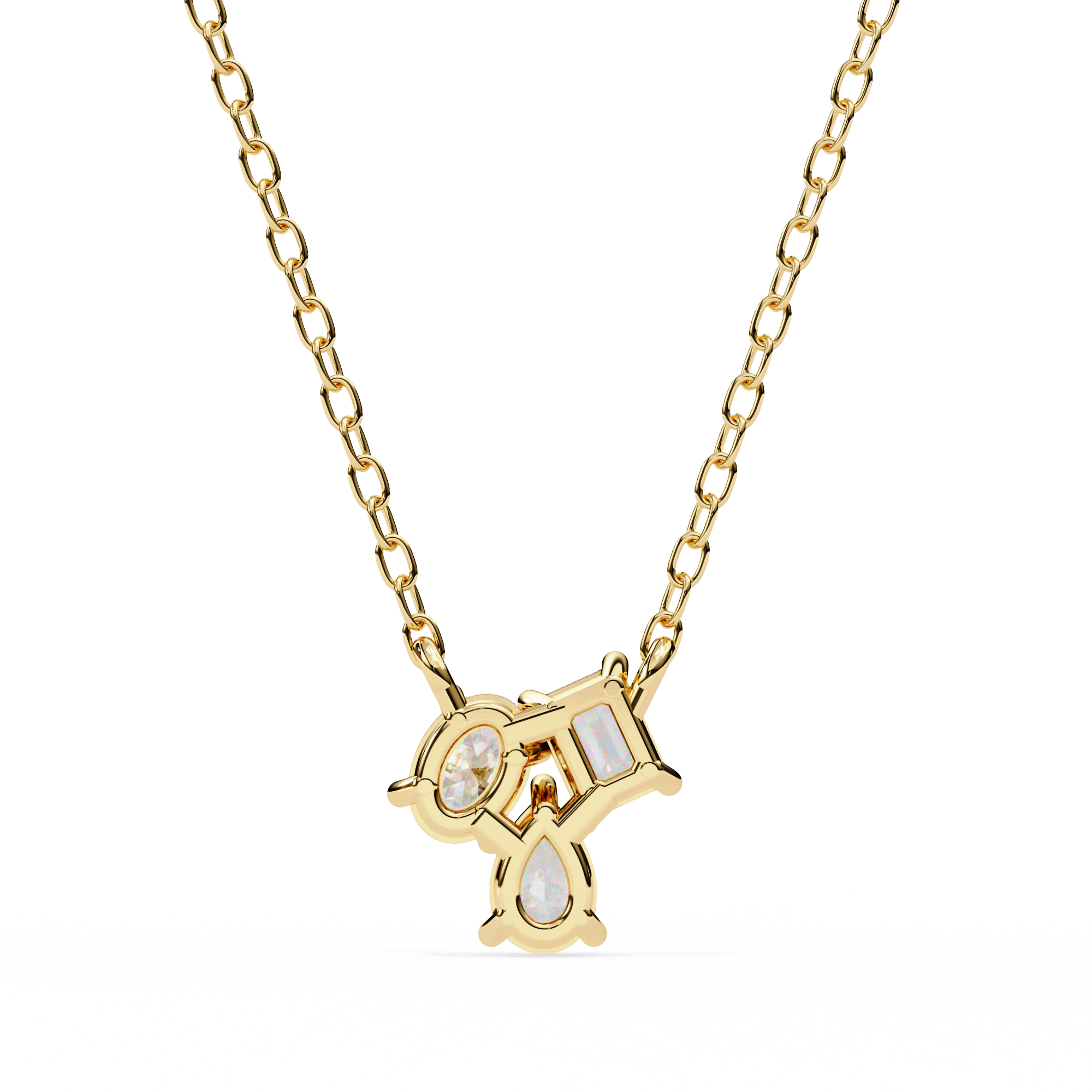 0.92 ct Emerald Harmony Pendant 9k