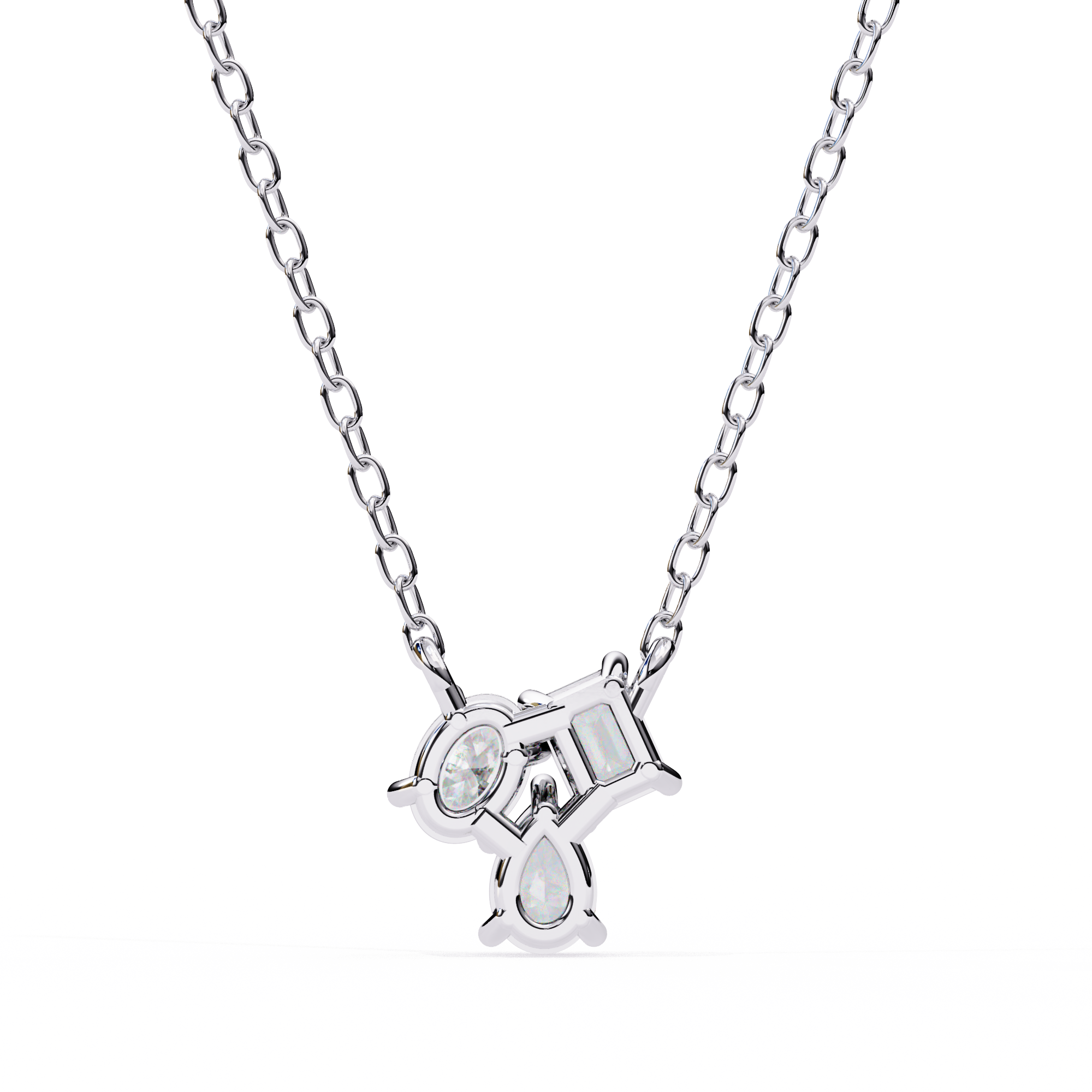 0.92 ct Emerald Harmony Pendant 9k