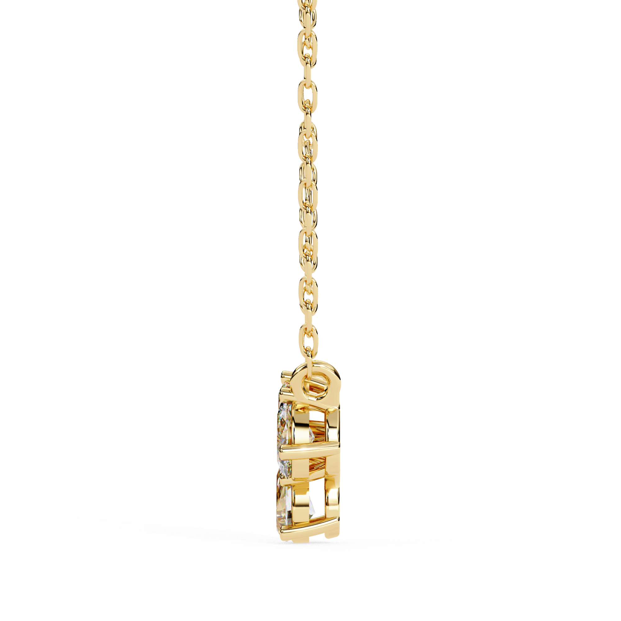 0.92 ct Emerald Harmony Pendant 9k