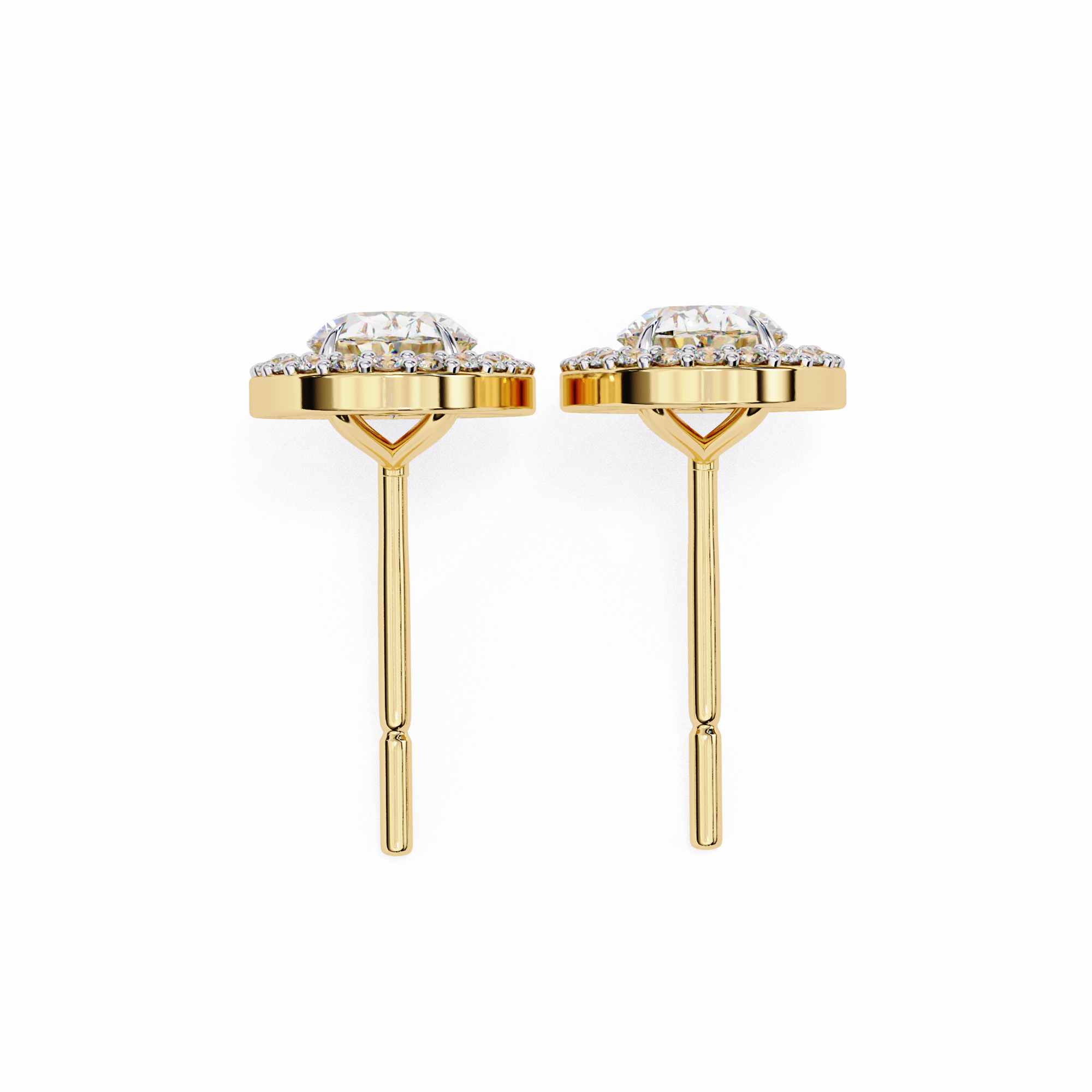 0.97 ct Twilight Oval Earrings 9k