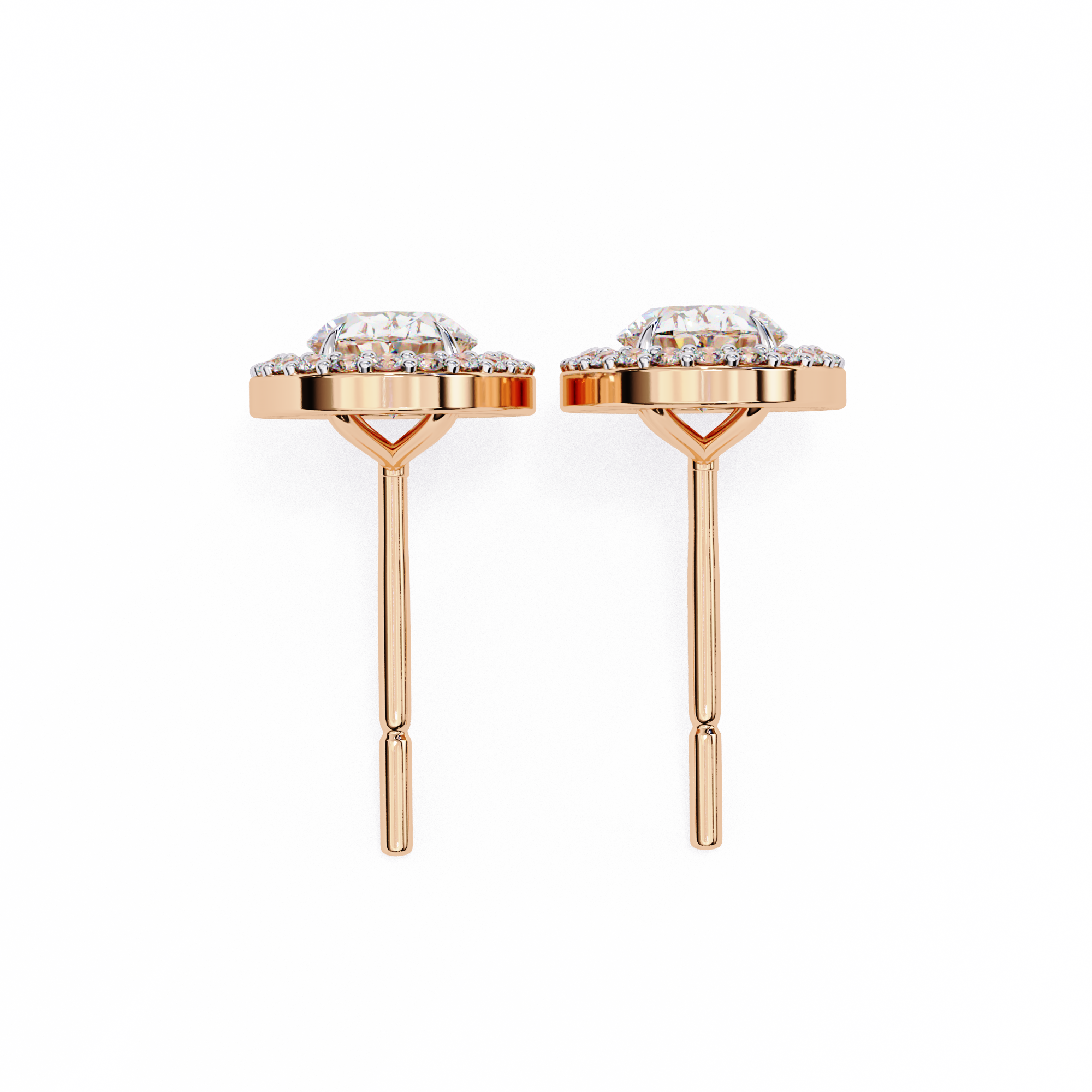 0.97 ct Twilight Oval Earrings 9k