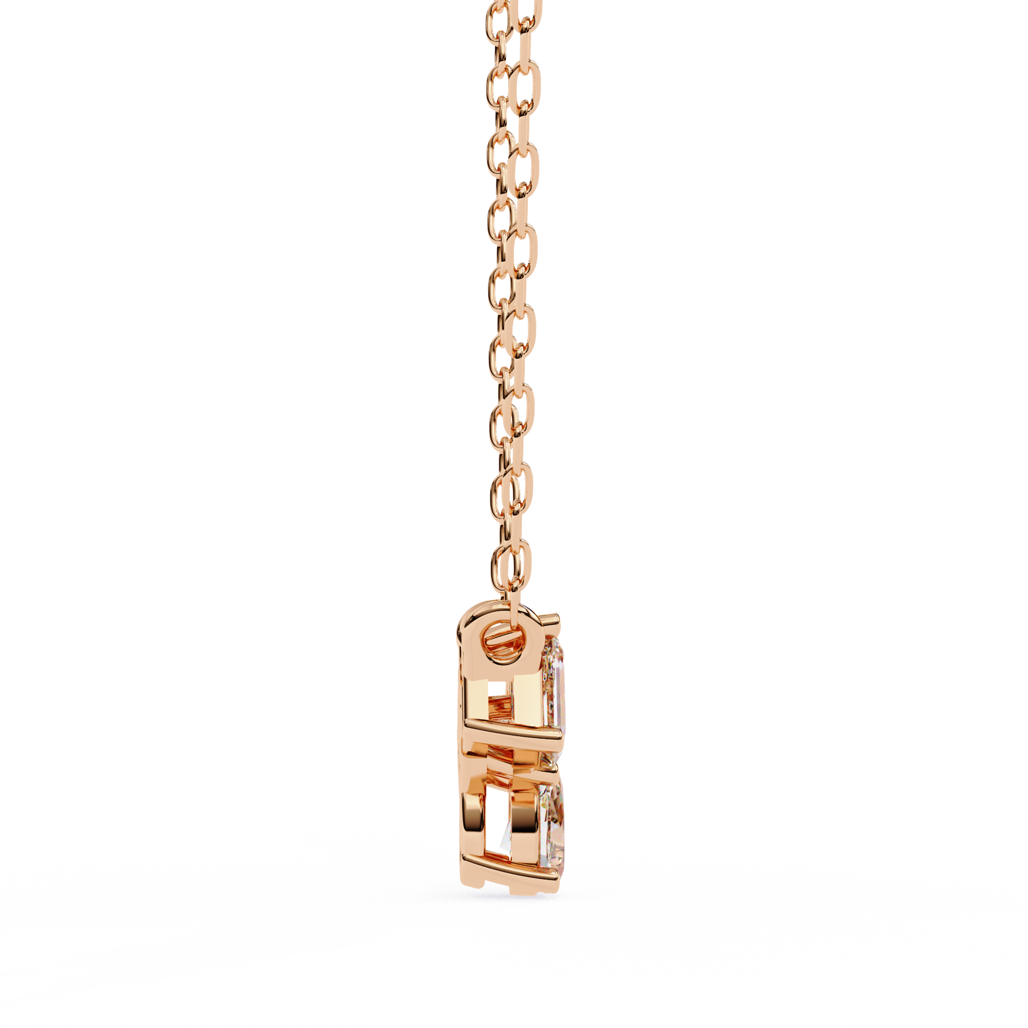 0.92 ct Emerald Harmony Pendant 9k