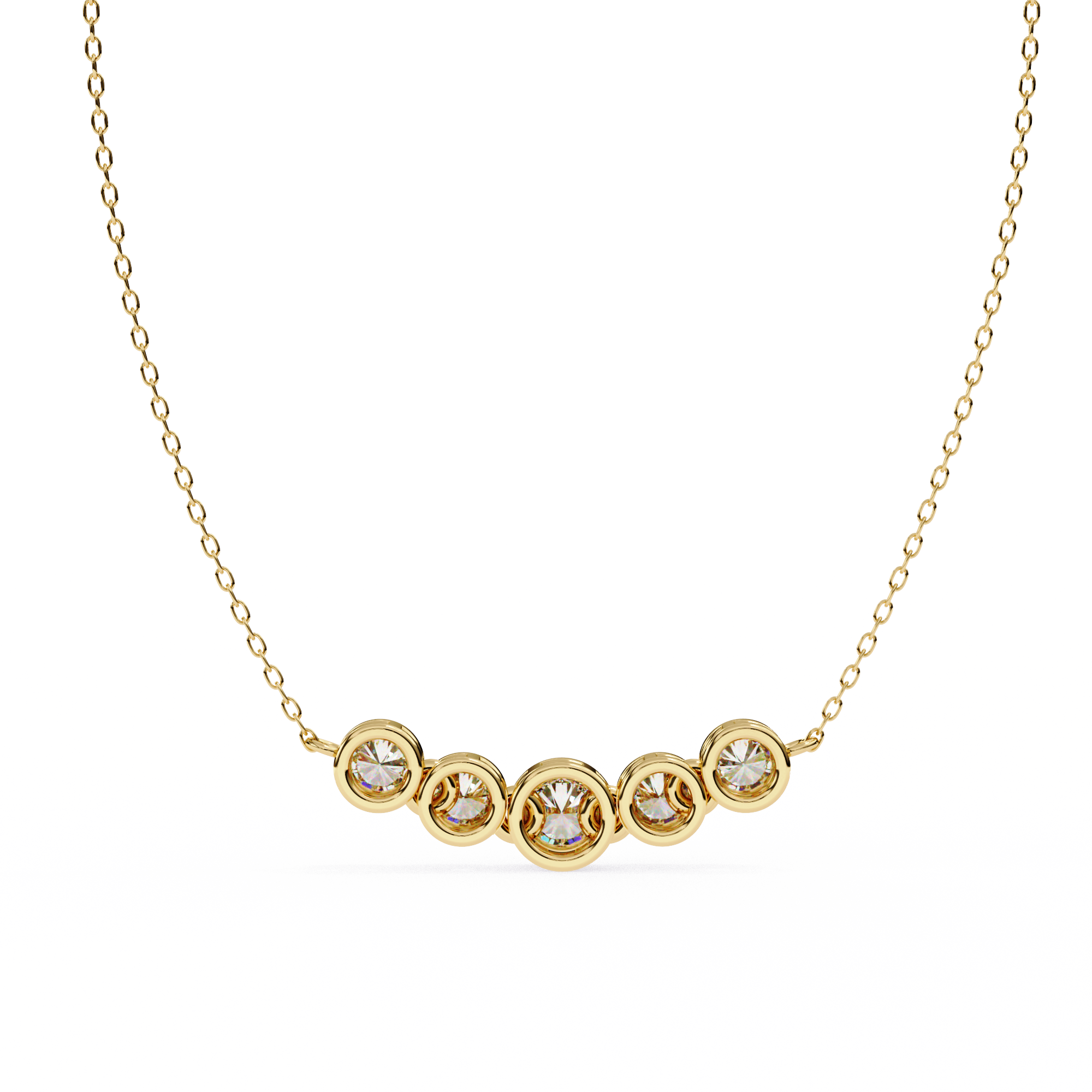 0.26 carat round pendant