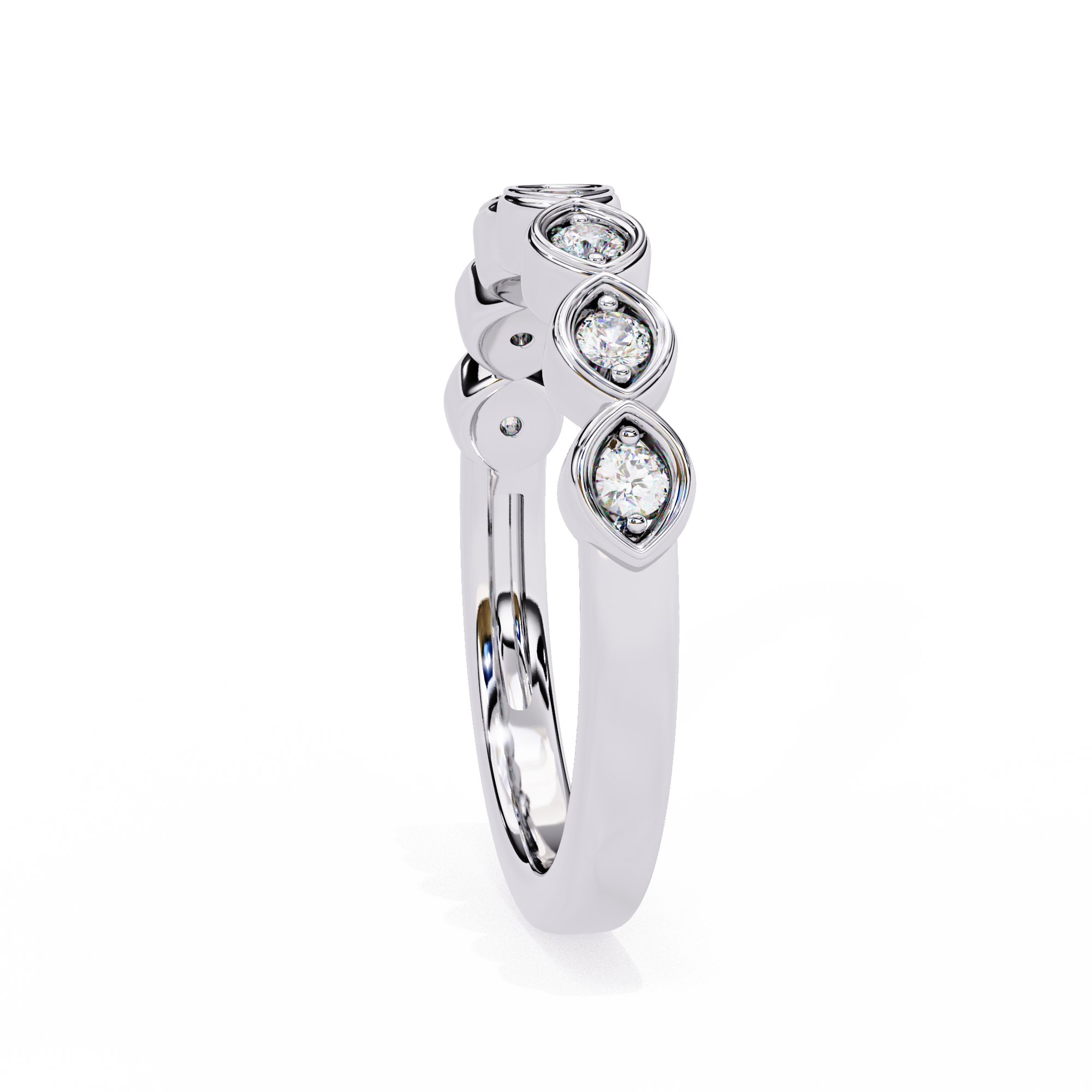 0.63 ct Eternal Loop Band 9k
