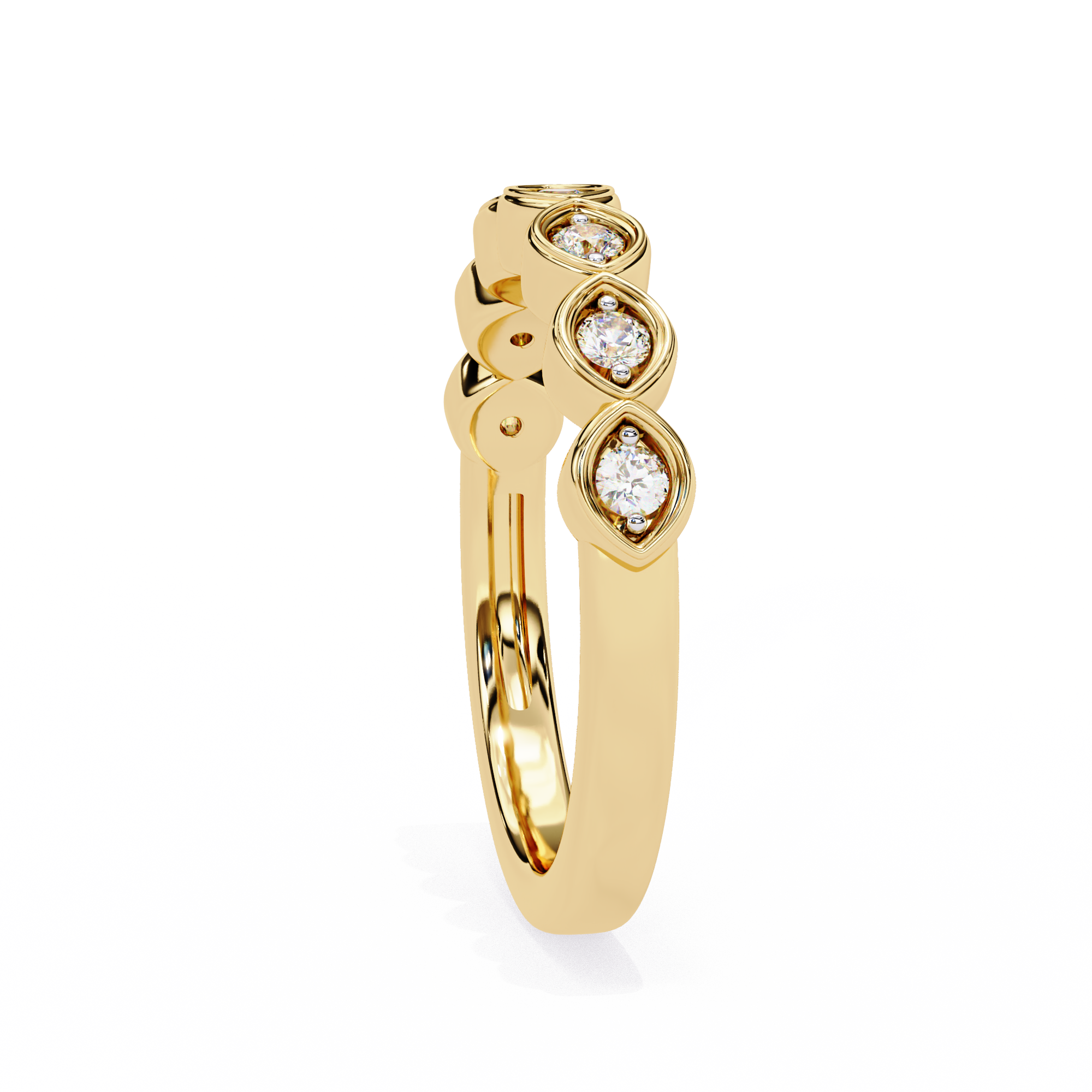 0.63 ct Eternal Loop Band 9k