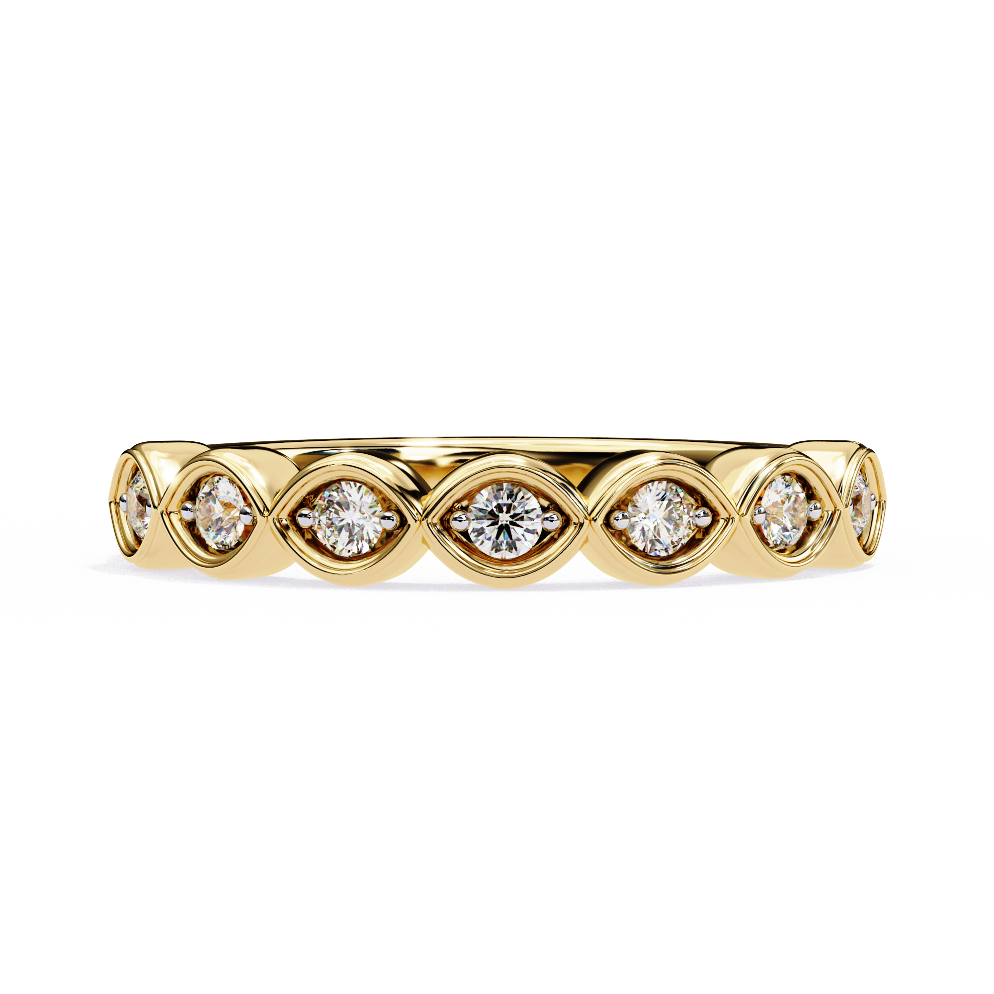 0.63 ct Eternal Loop Band 9k