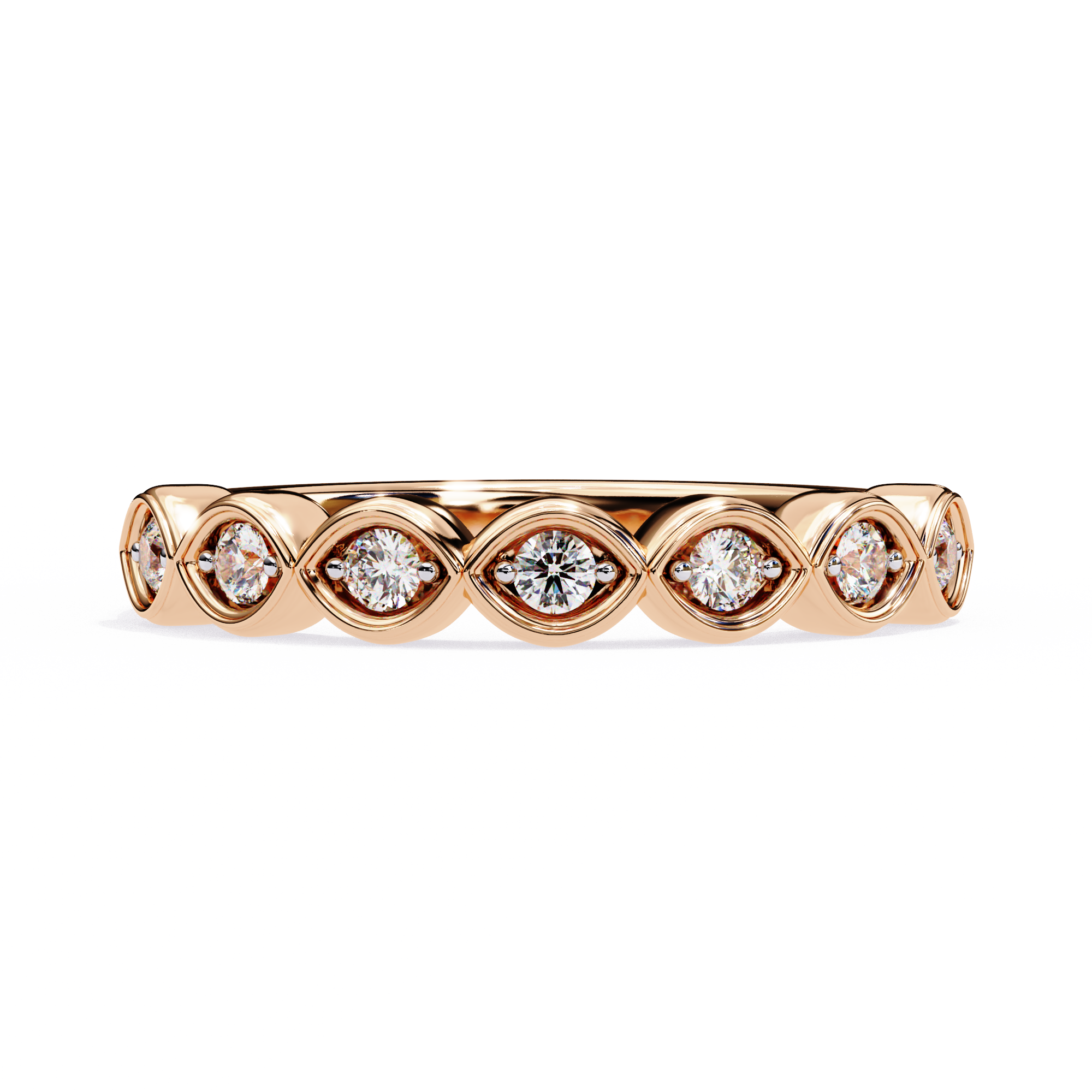 0.63 ct Eternal Loop Band 9k