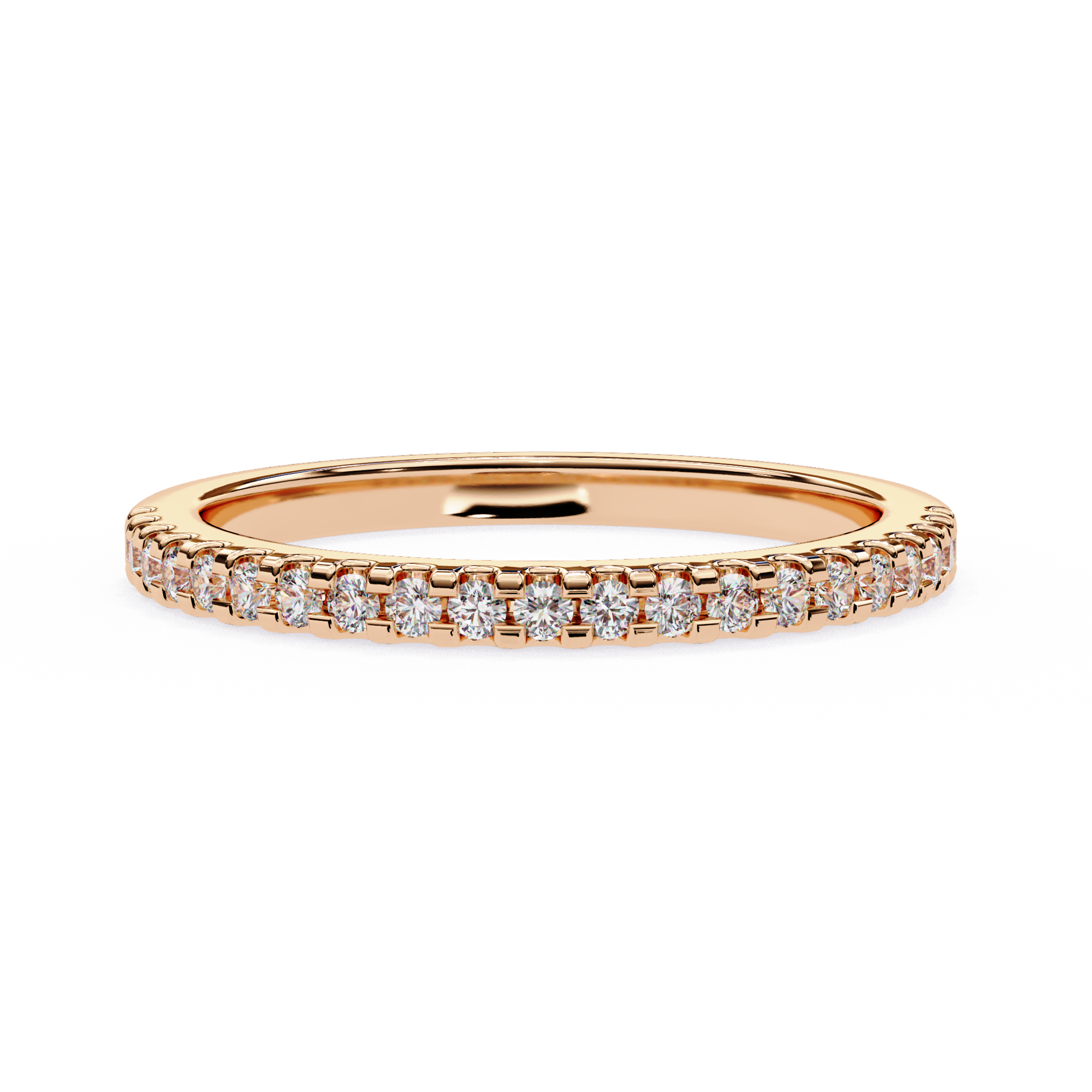 0.22 carat round band