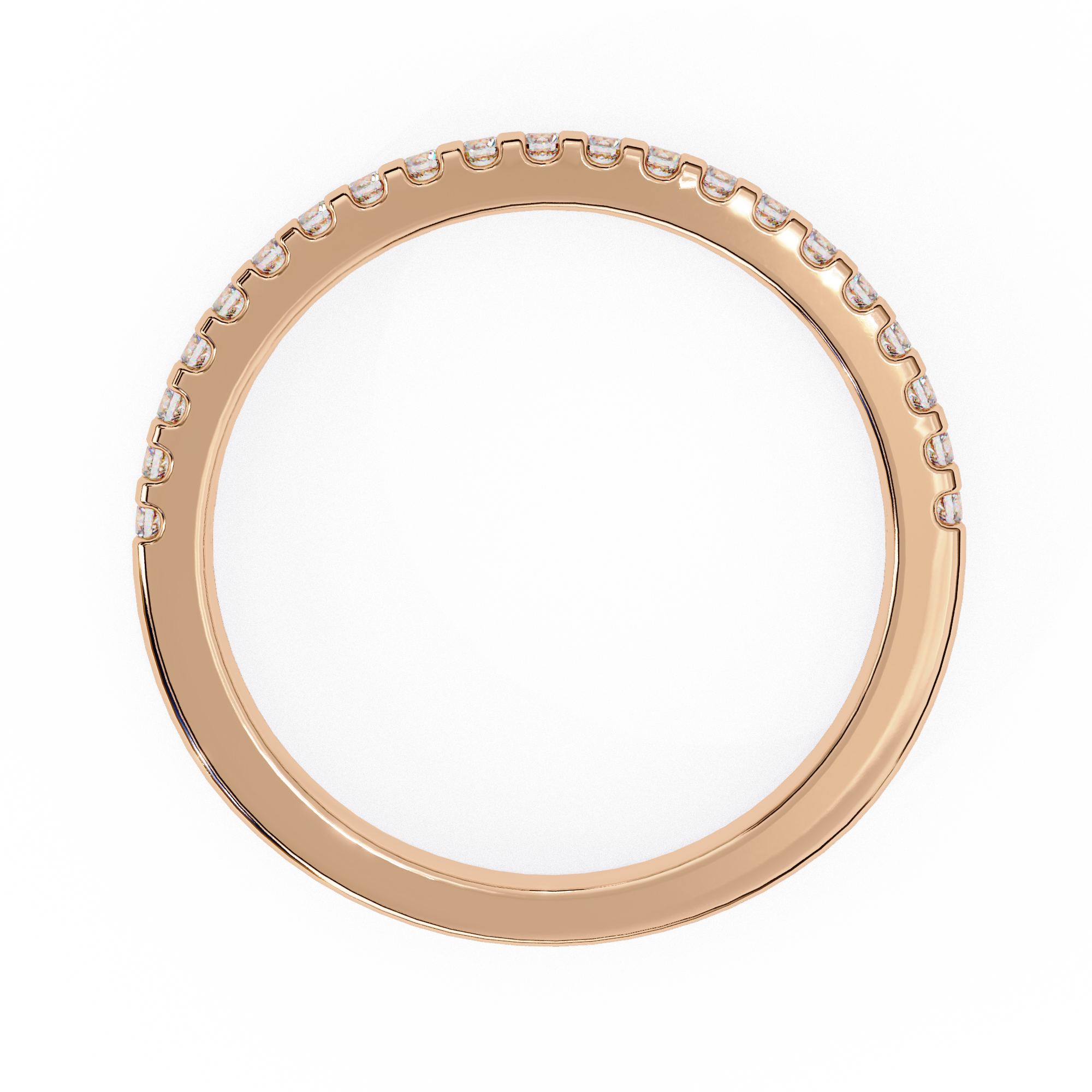 0.22 carat round band