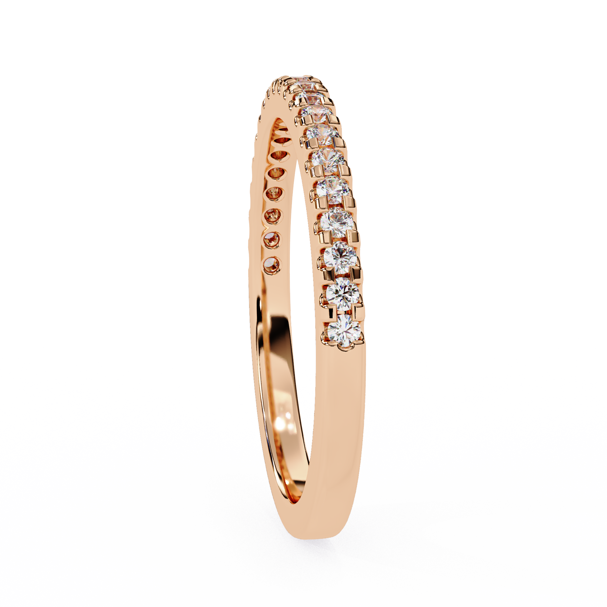 0.22 ct Nova Halo Band 9k