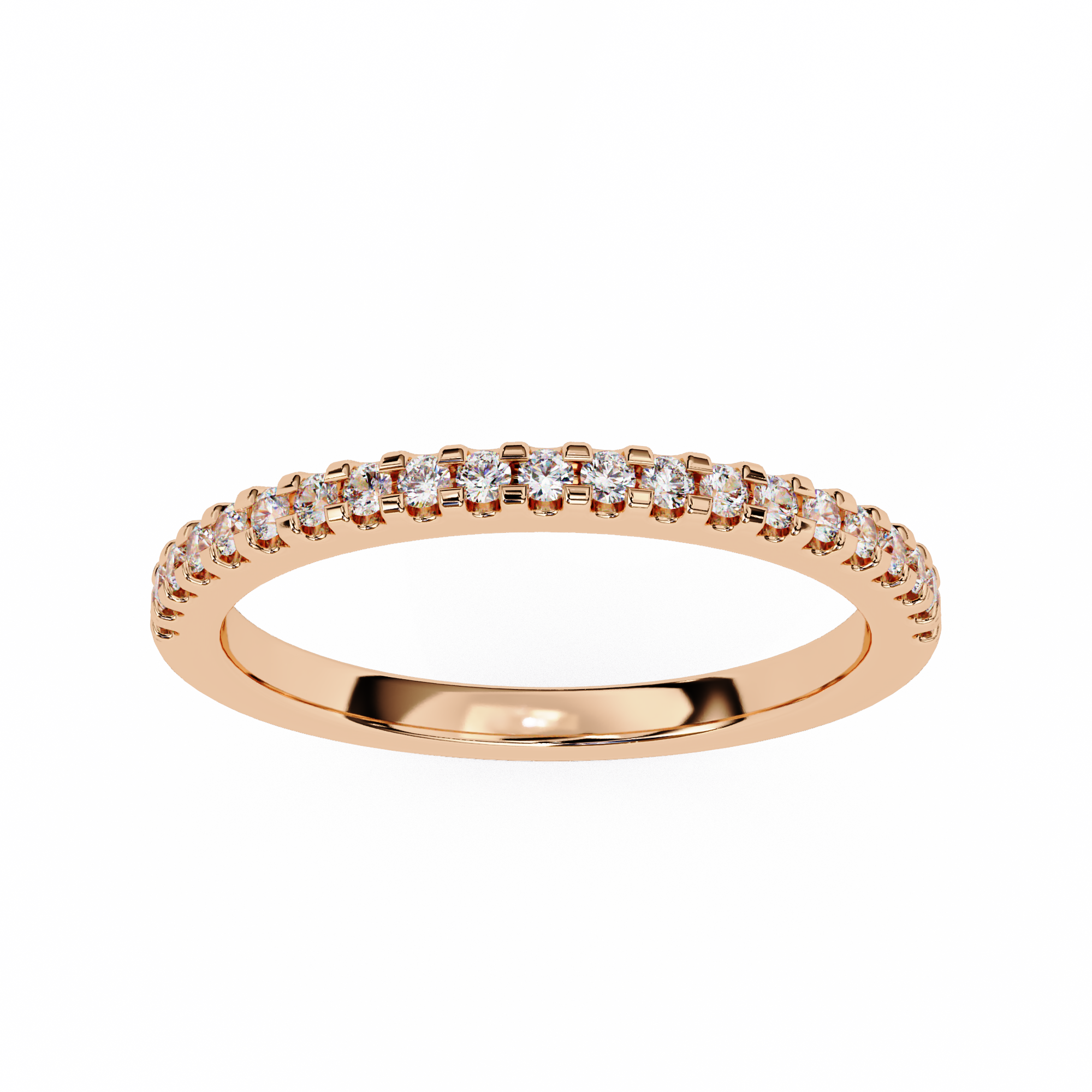 0.22 carat round band